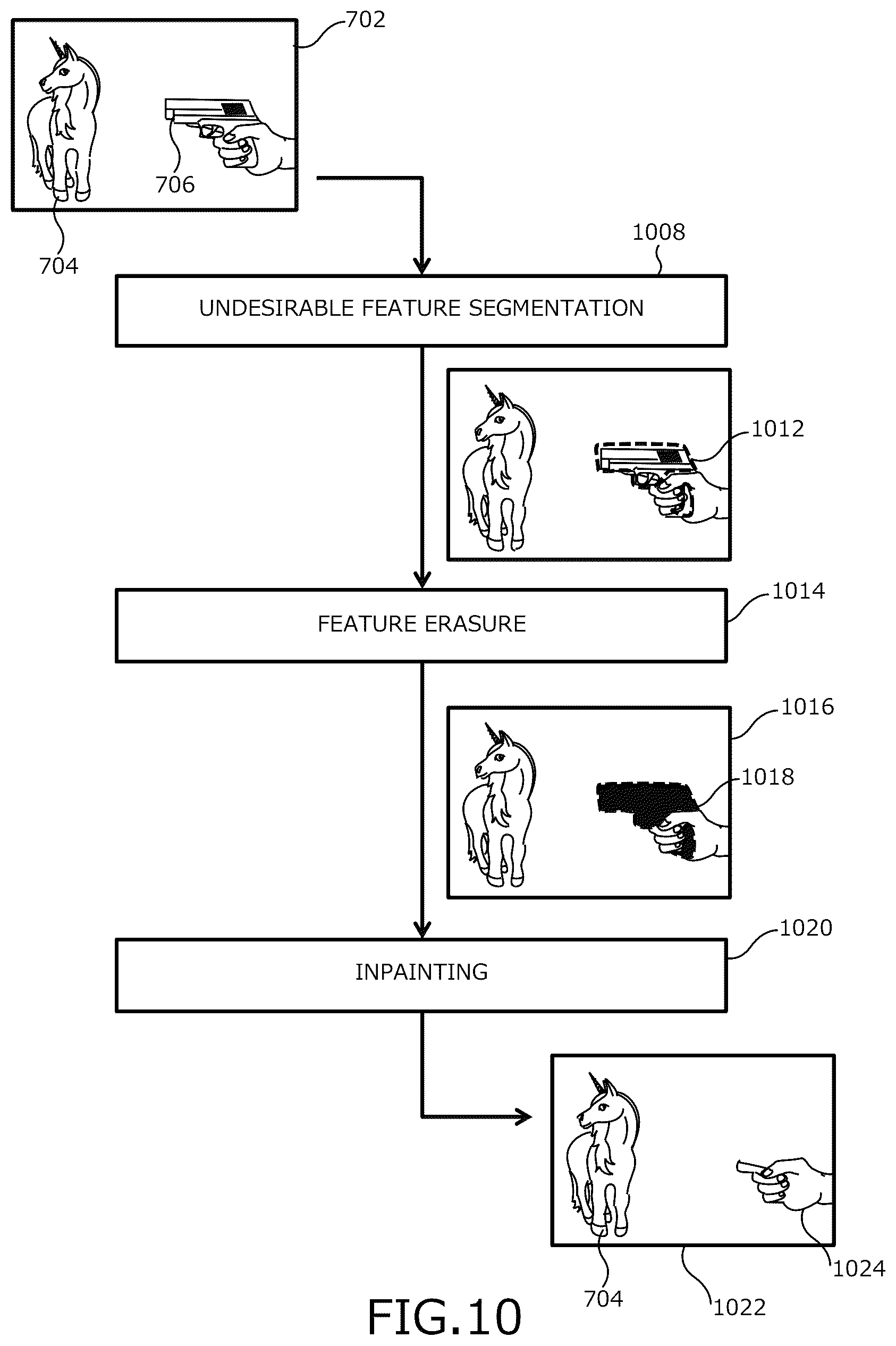 Patent US12126868 Figure 10 – Content filtering in media playing devices