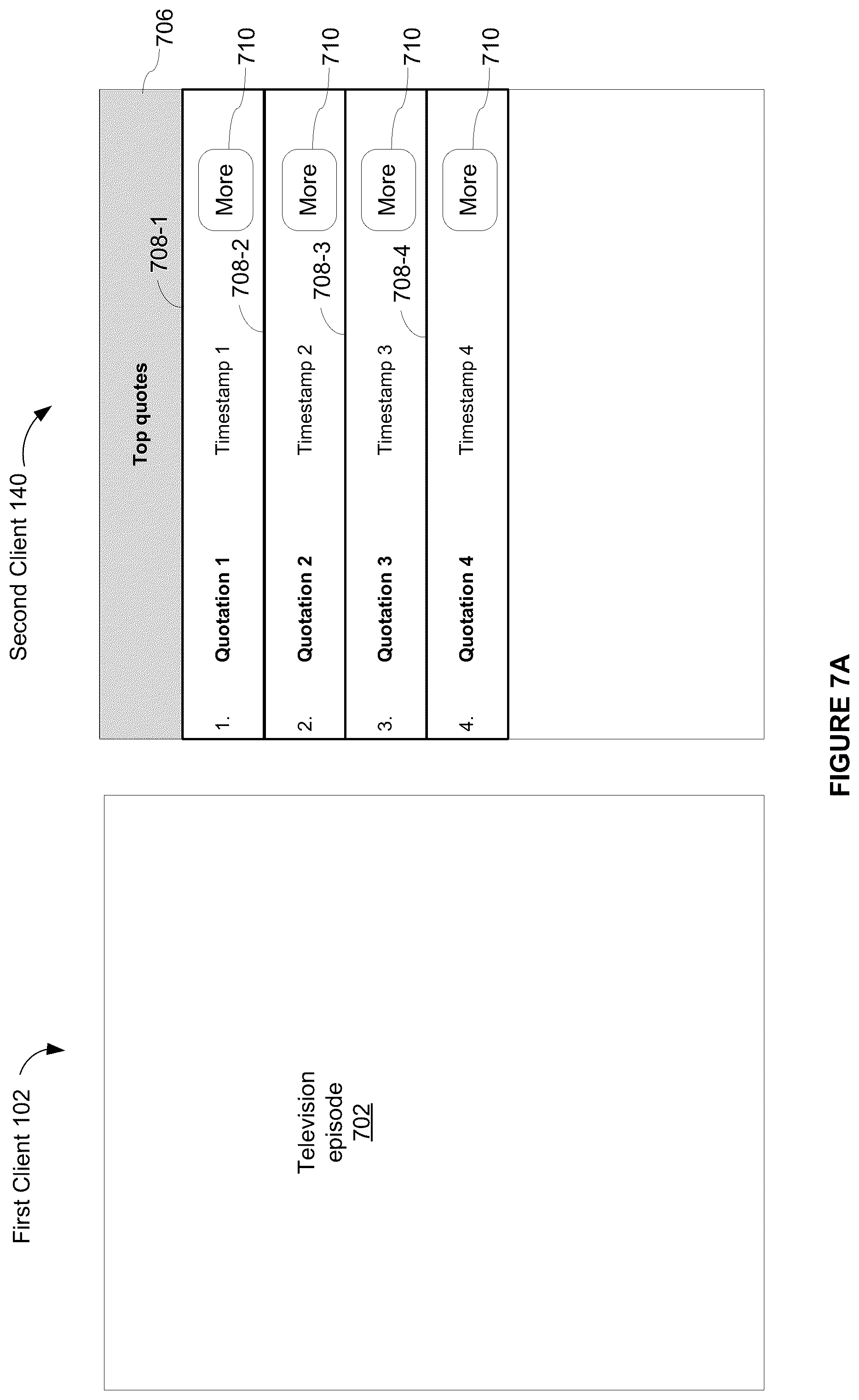 Patent US12126878 Figure 9 – Displaying information related to content playing on a device
