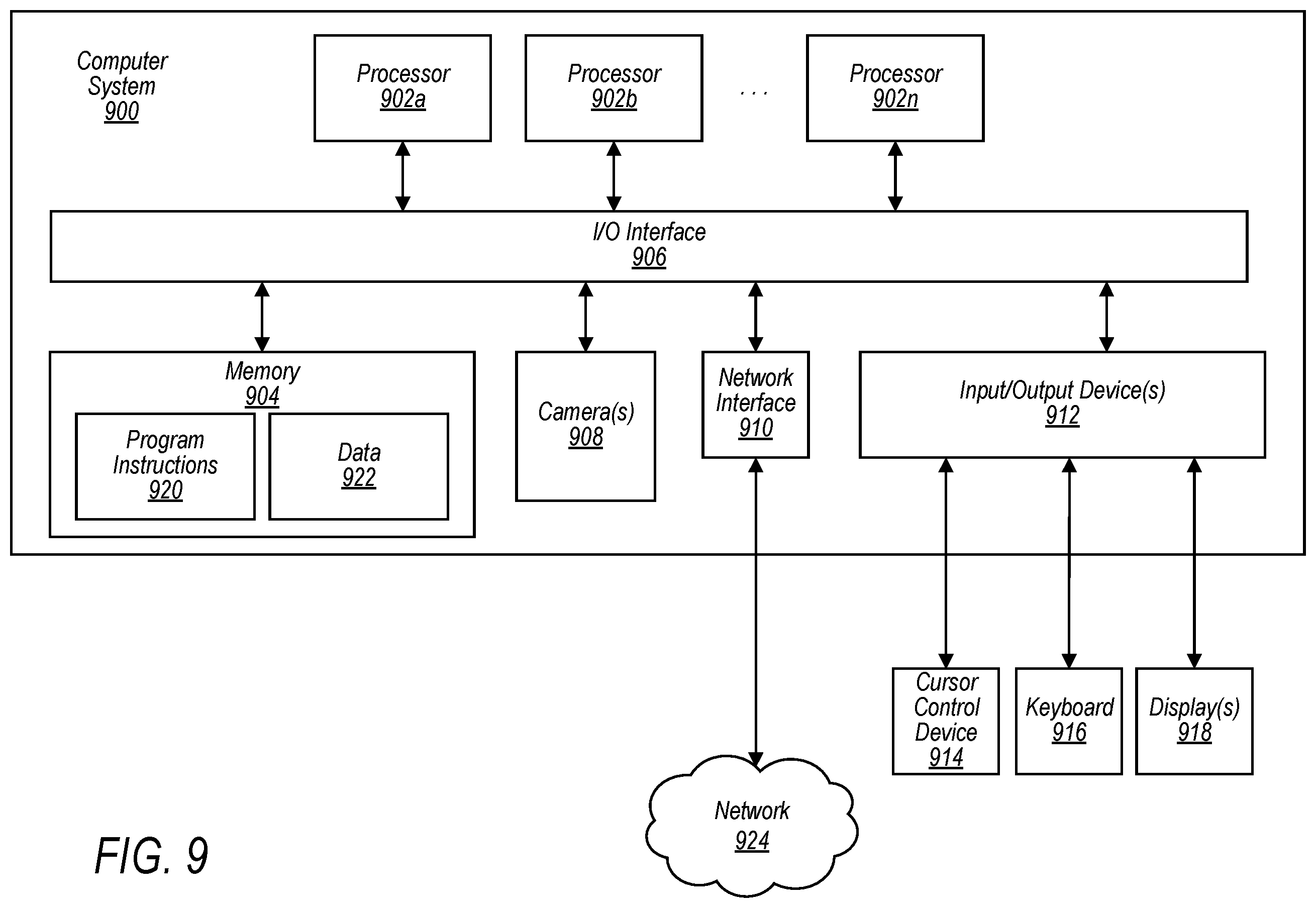Patent US12126884 Figure 8 – Substrate to place components for camera size reduction