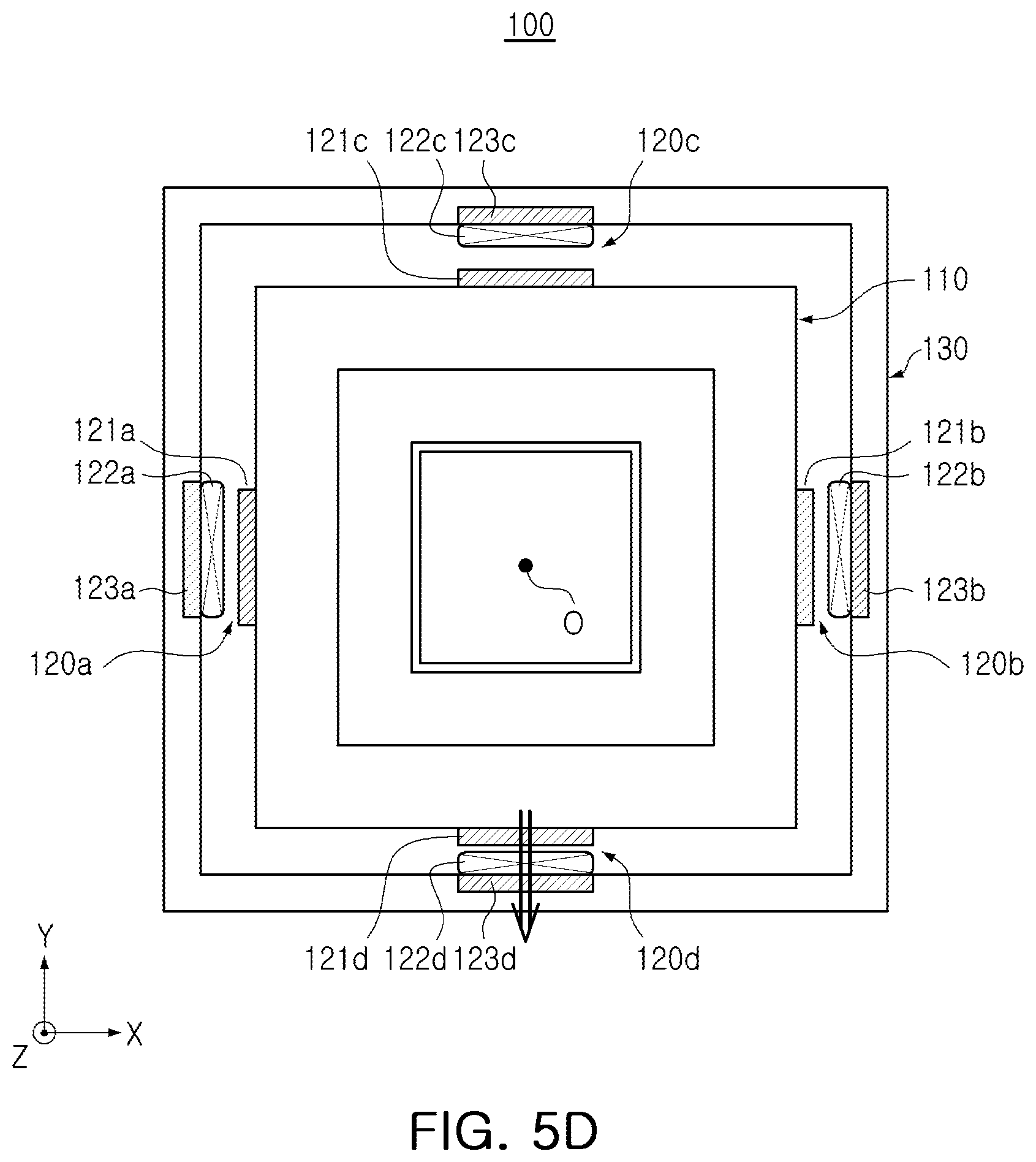Patent US12126885 Figure 8 – Camera module with sensor shifting module