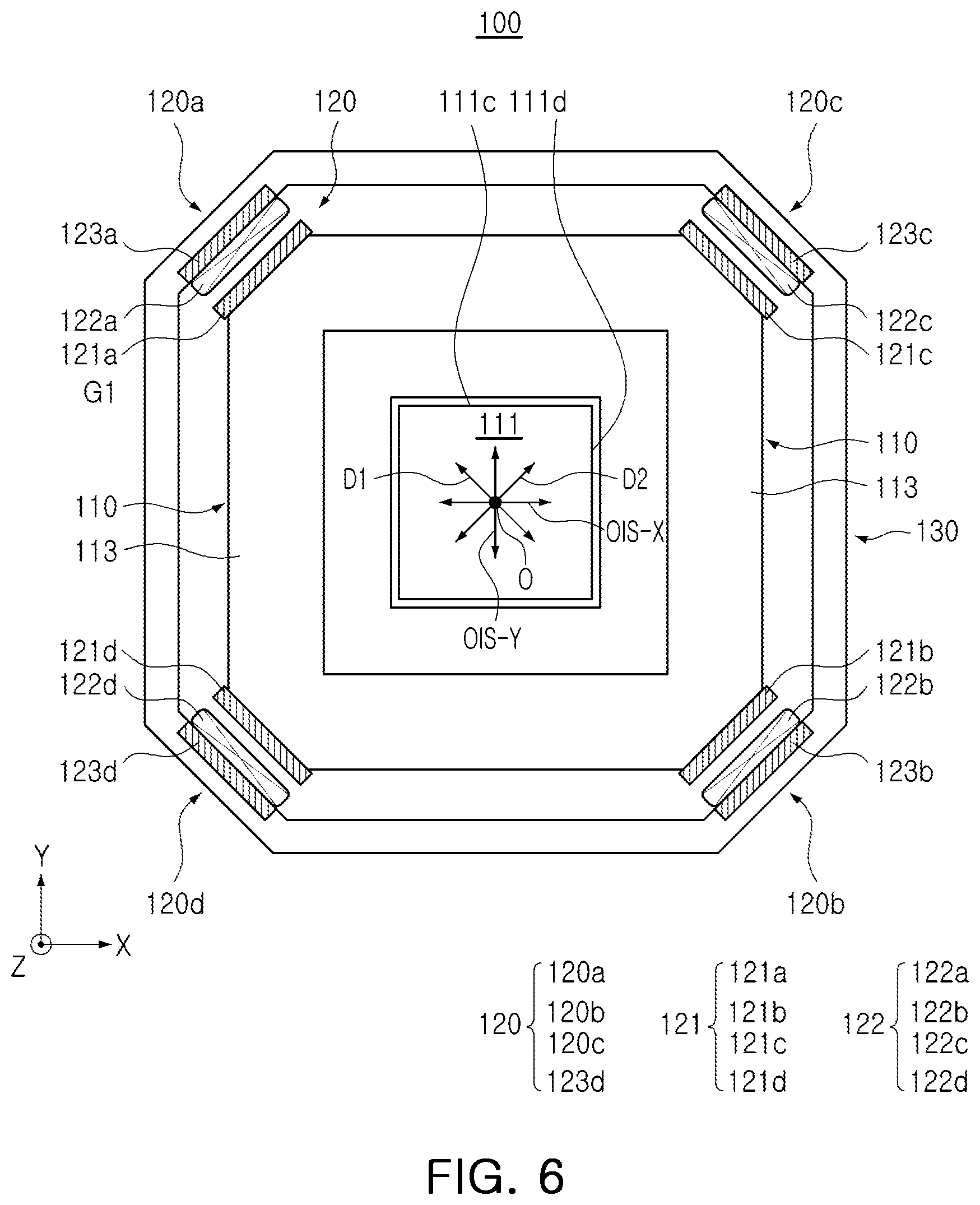 Patent US12126885 Figure 9 – Camera module with sensor shifting module