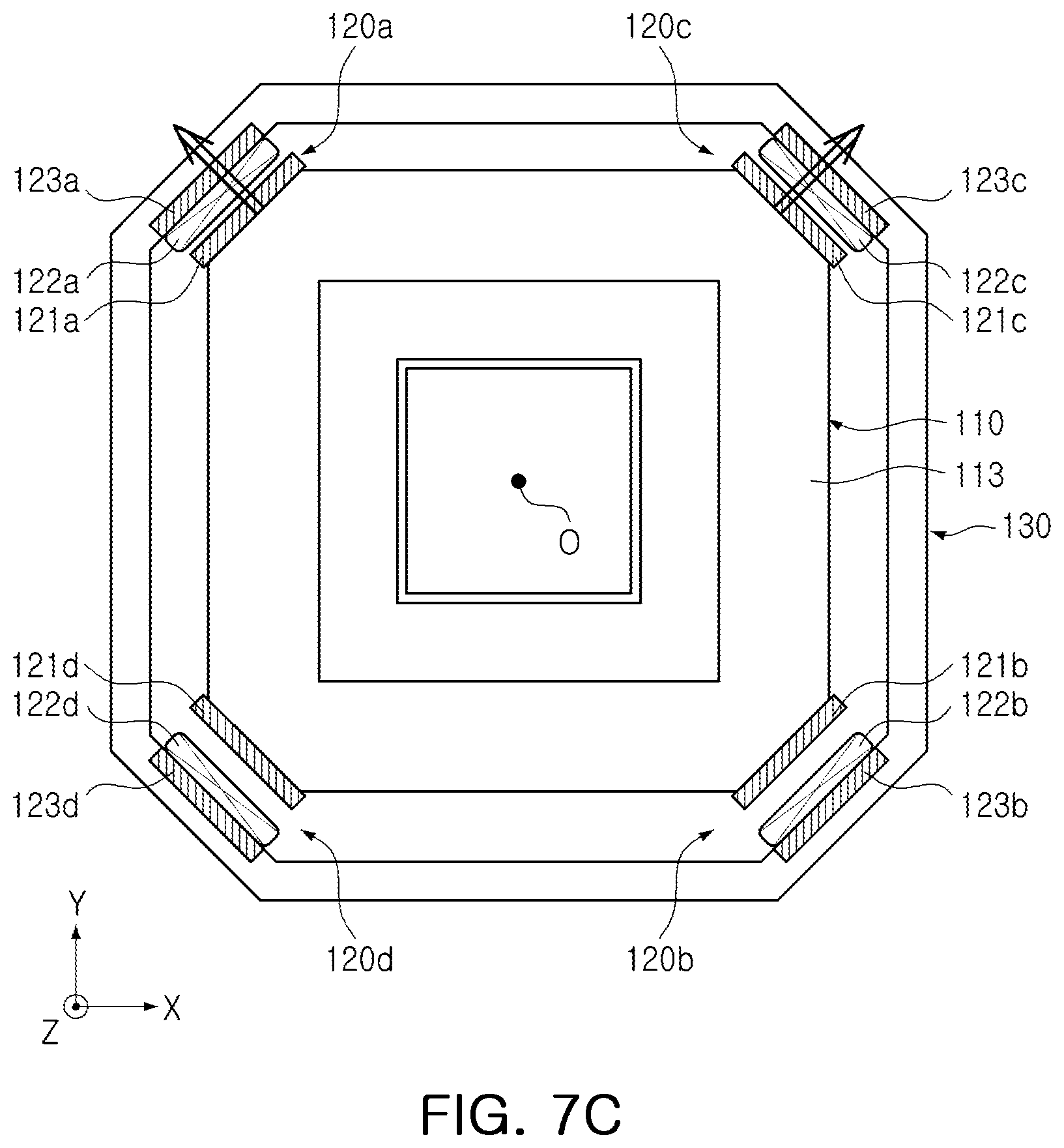 Patent US12126885 Figure 12 – Camera module with sensor shifting module