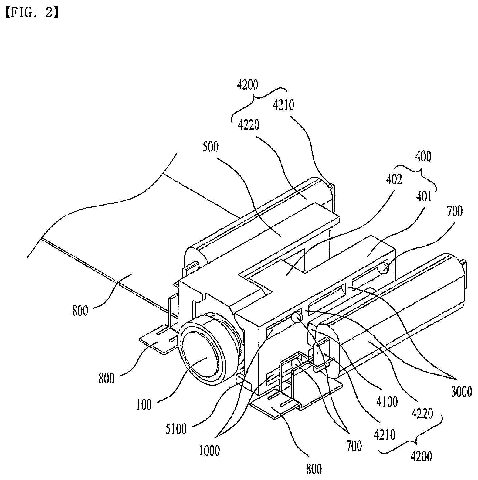 Patent US12126886 Figure 2 – Camera module