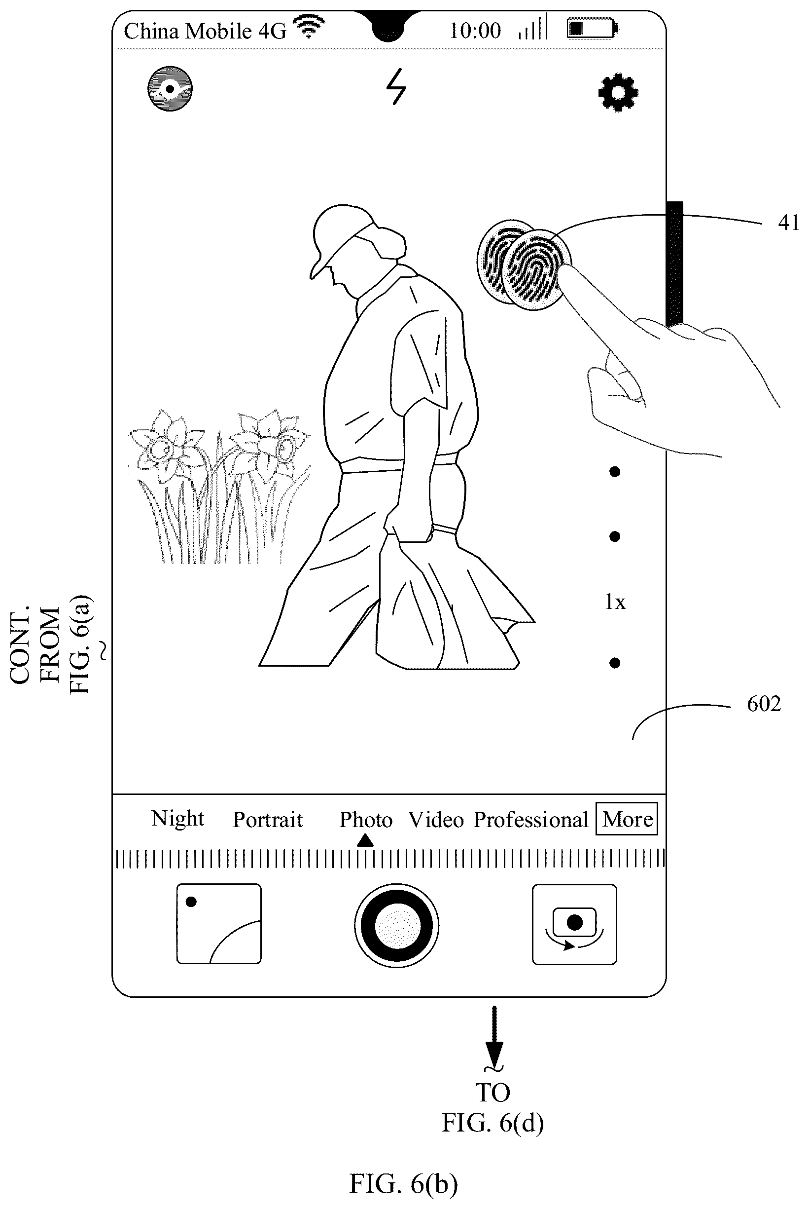Patent US12126892 Figure 15 – Photographing method and electronic device with a virtual shutter button