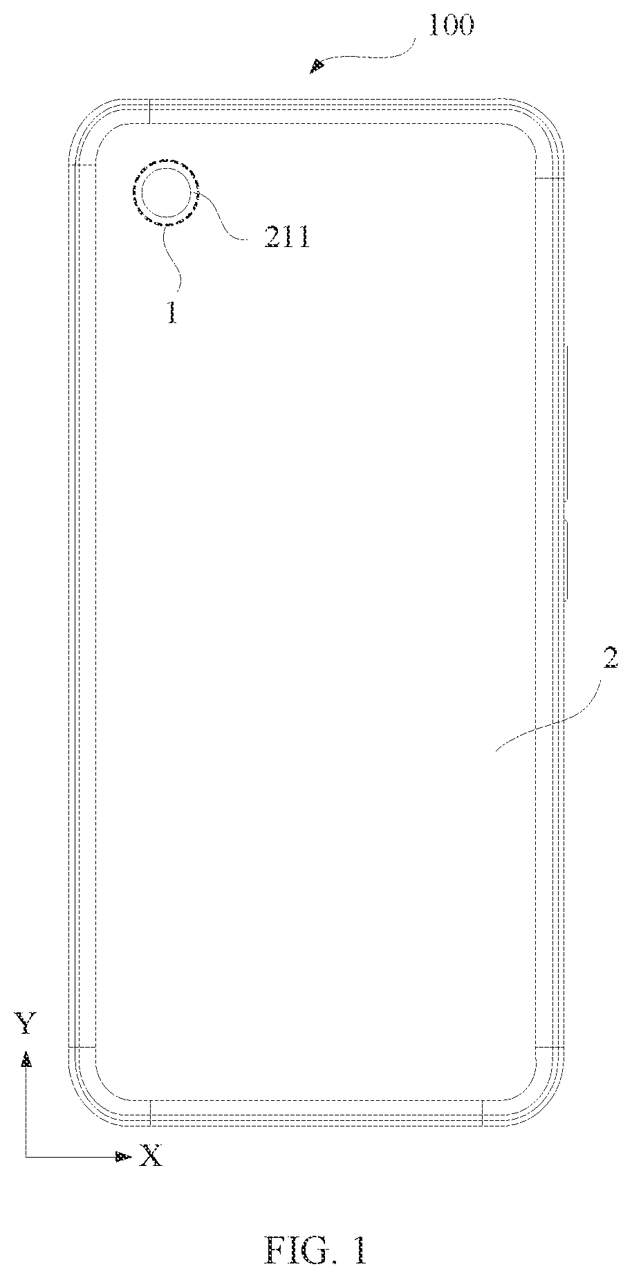Patent US12126907 Figure 1 – Camera module, assembling method therefor, and electronic device