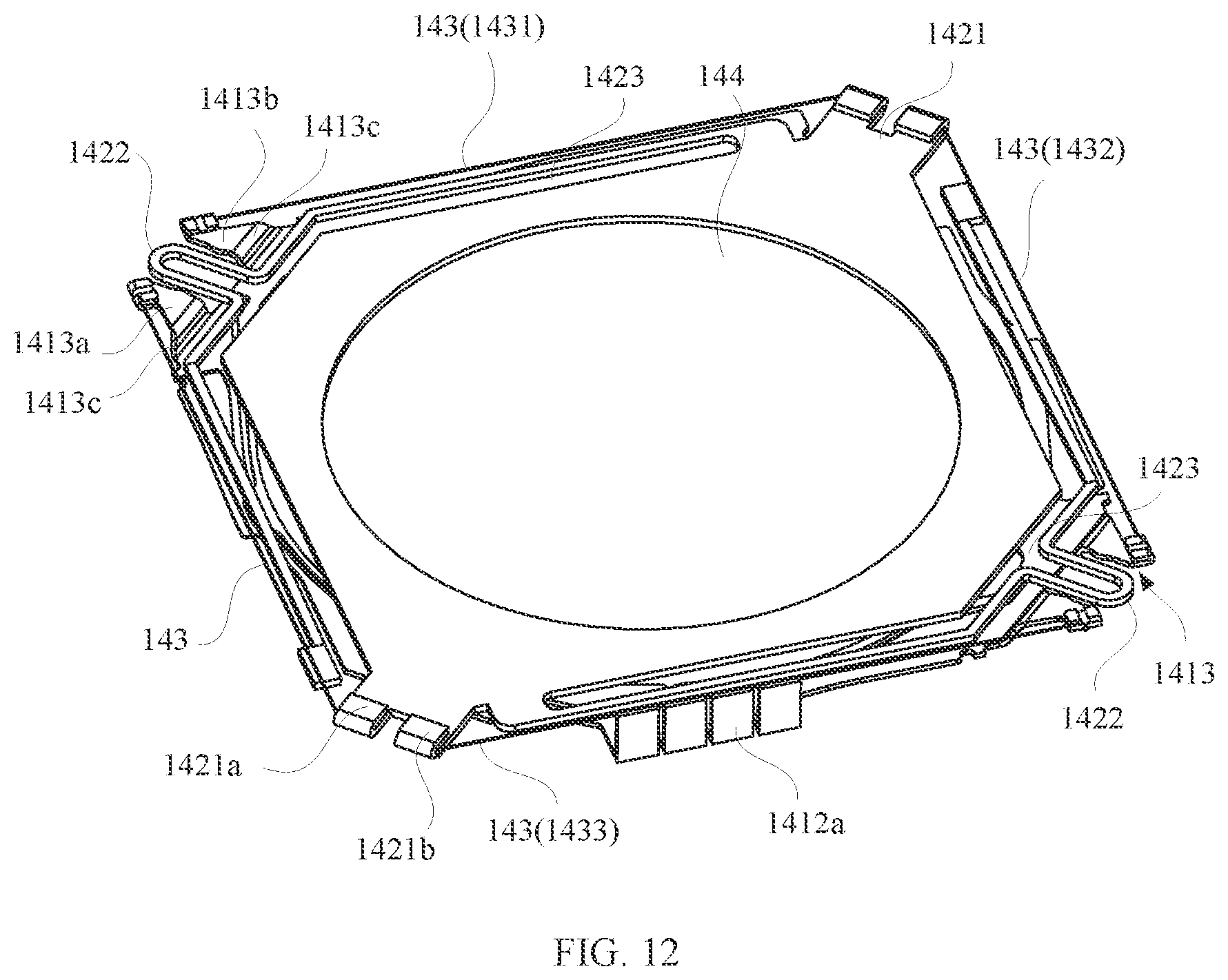 Patent US12126907 Figure 9 – Camera module, assembling method therefor, and electronic device