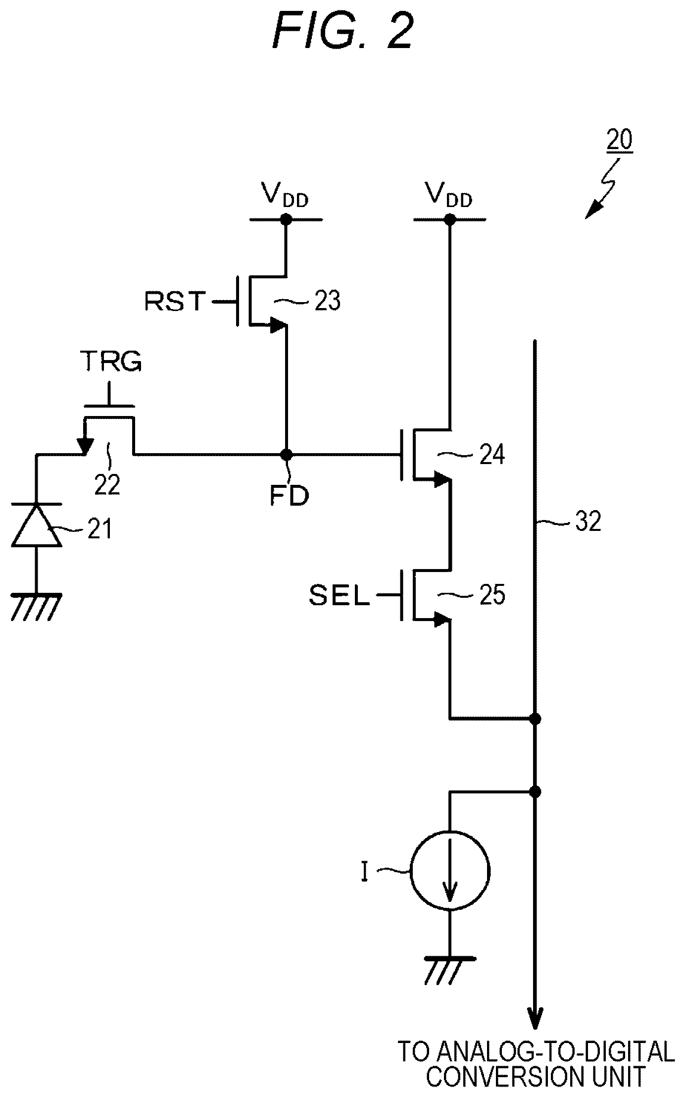 Patent US12126927 Figure 2 – Imaging device and electronic device