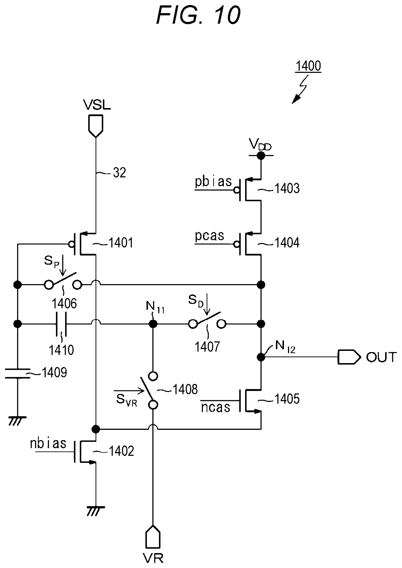 Patent US12126927 Figure 10 – Imaging device and electronic device