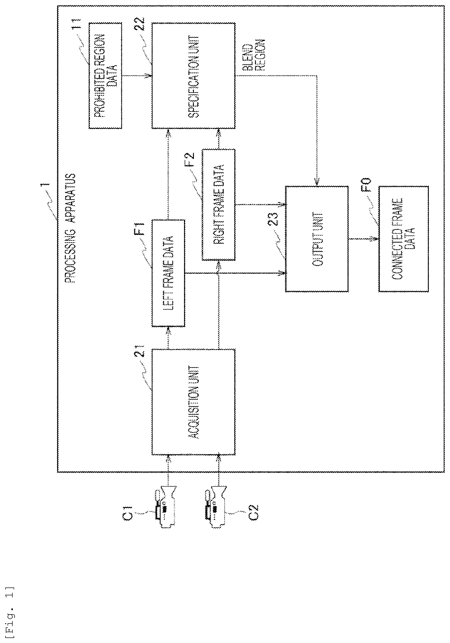 Patent US12126931 Figure 1 – Processing apparatus, processing method and program