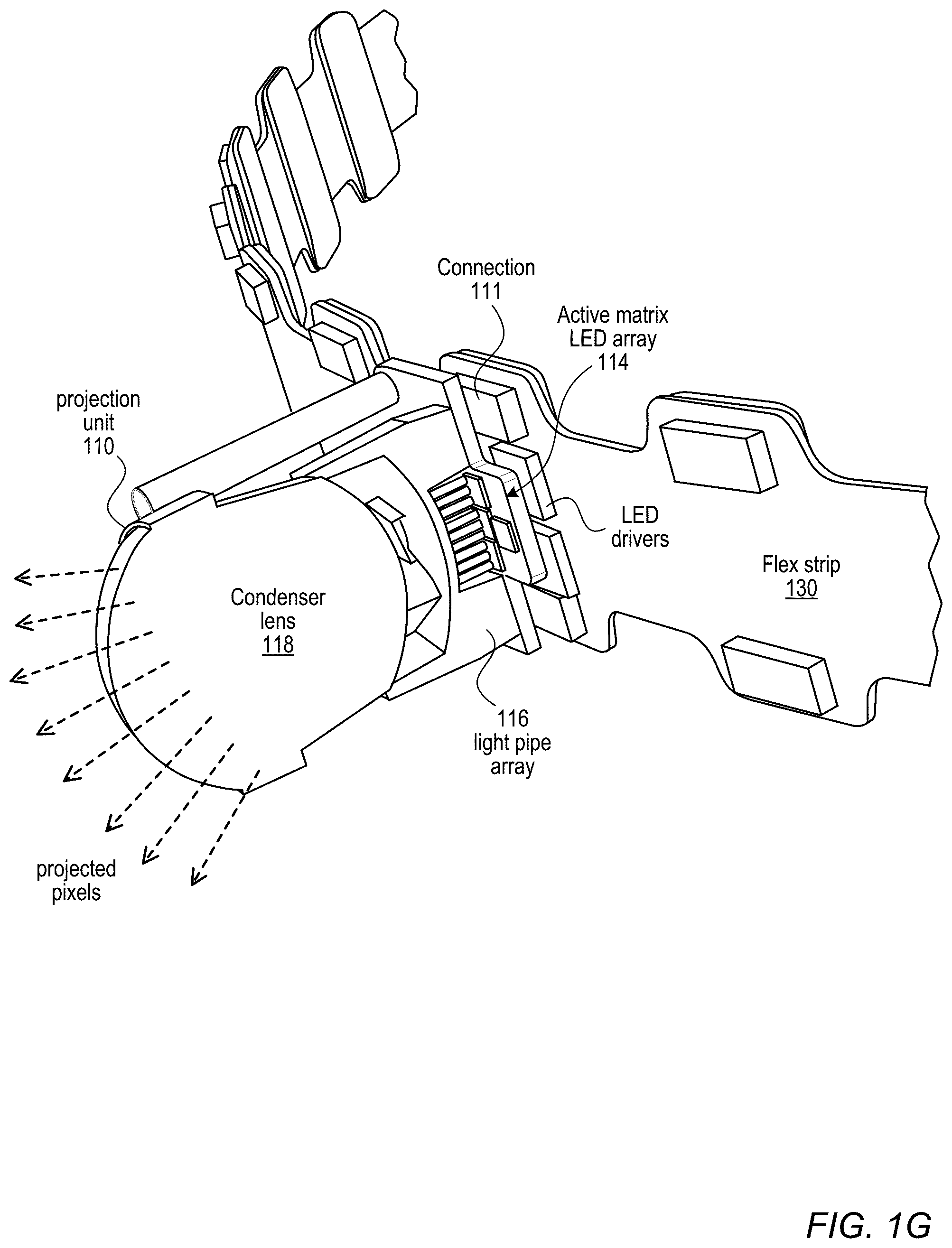 Patent US12126943 Figure 5 – Spatial light system