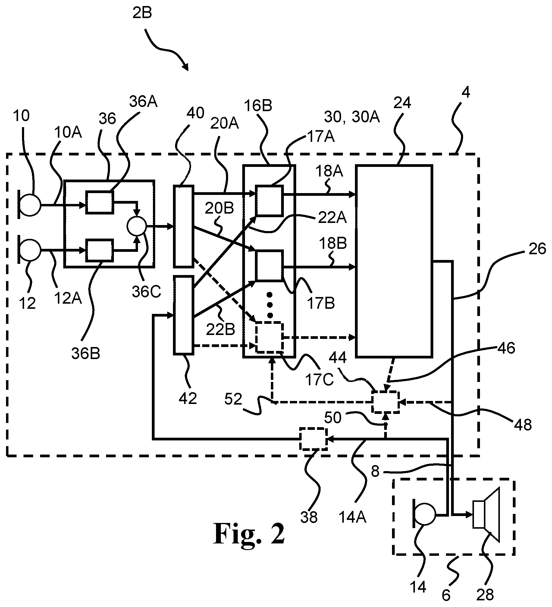 Patent US12126972 Figure 2 – Hearing device with in-ear microphone and related method