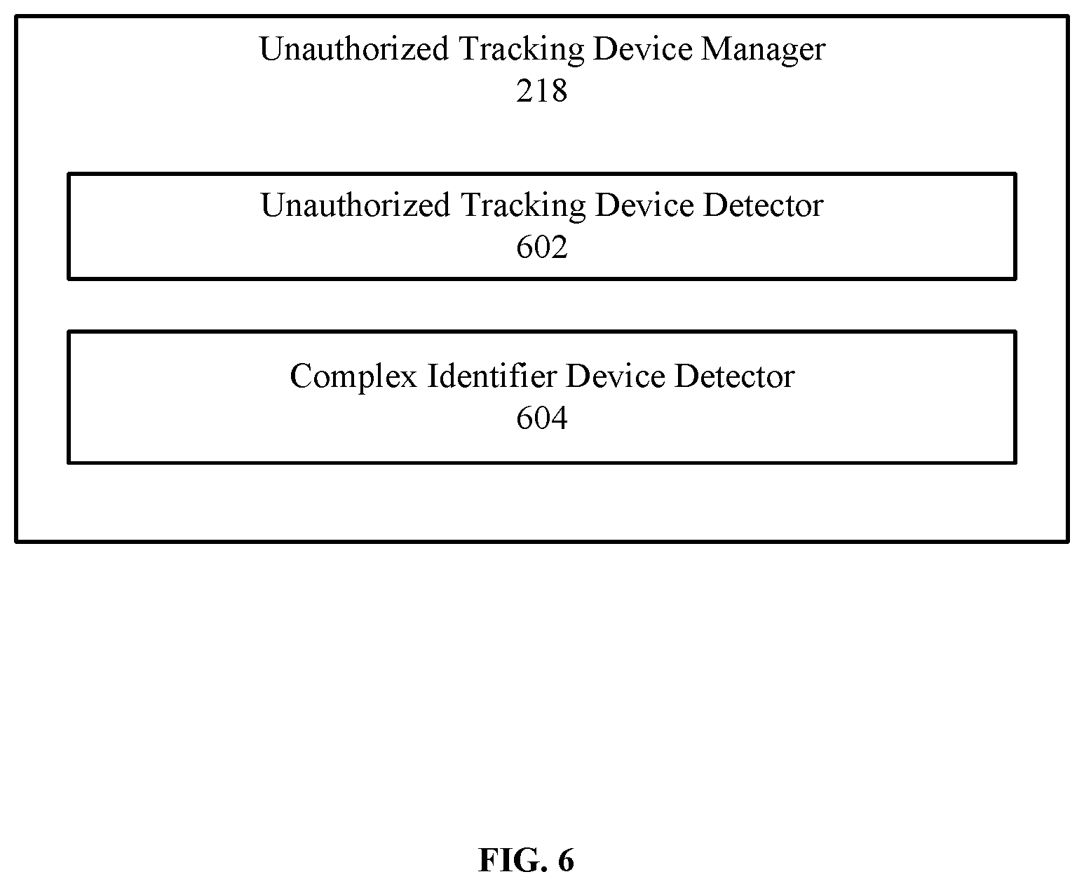 Patent US12126992 Figure 6 – Unauthorized tracking device detection and prevention