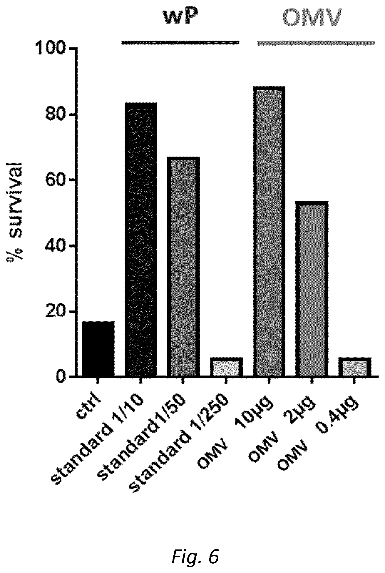 Patent US12128094 Figure 10 – Immunogenic compositions comprising OMVs, an acellular pertussis antigen, a tetanus toxoid and a diphtheria toxoid