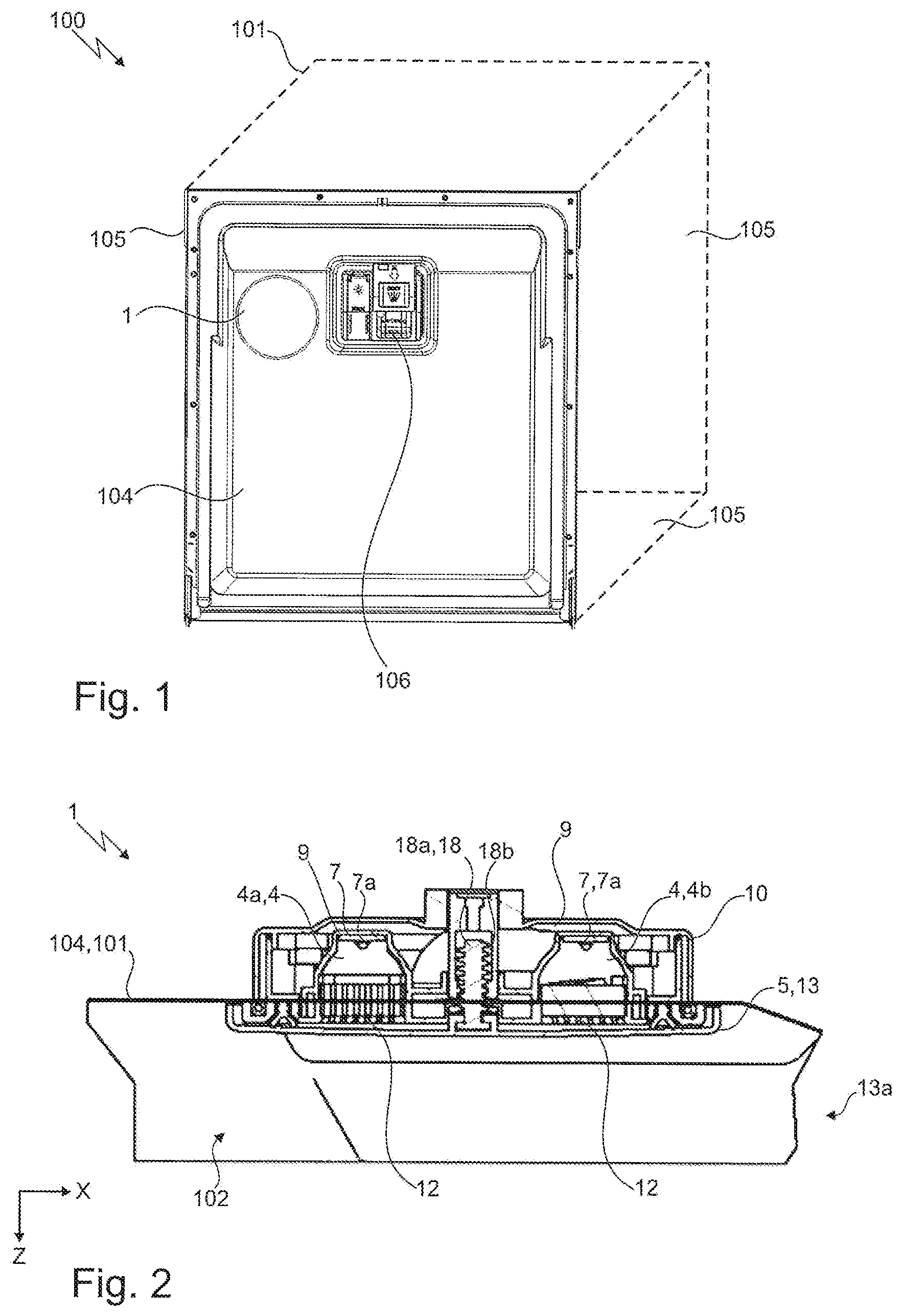 Patent US12128163 Figure 1 – Air treatment apparatus for a domestic appliance