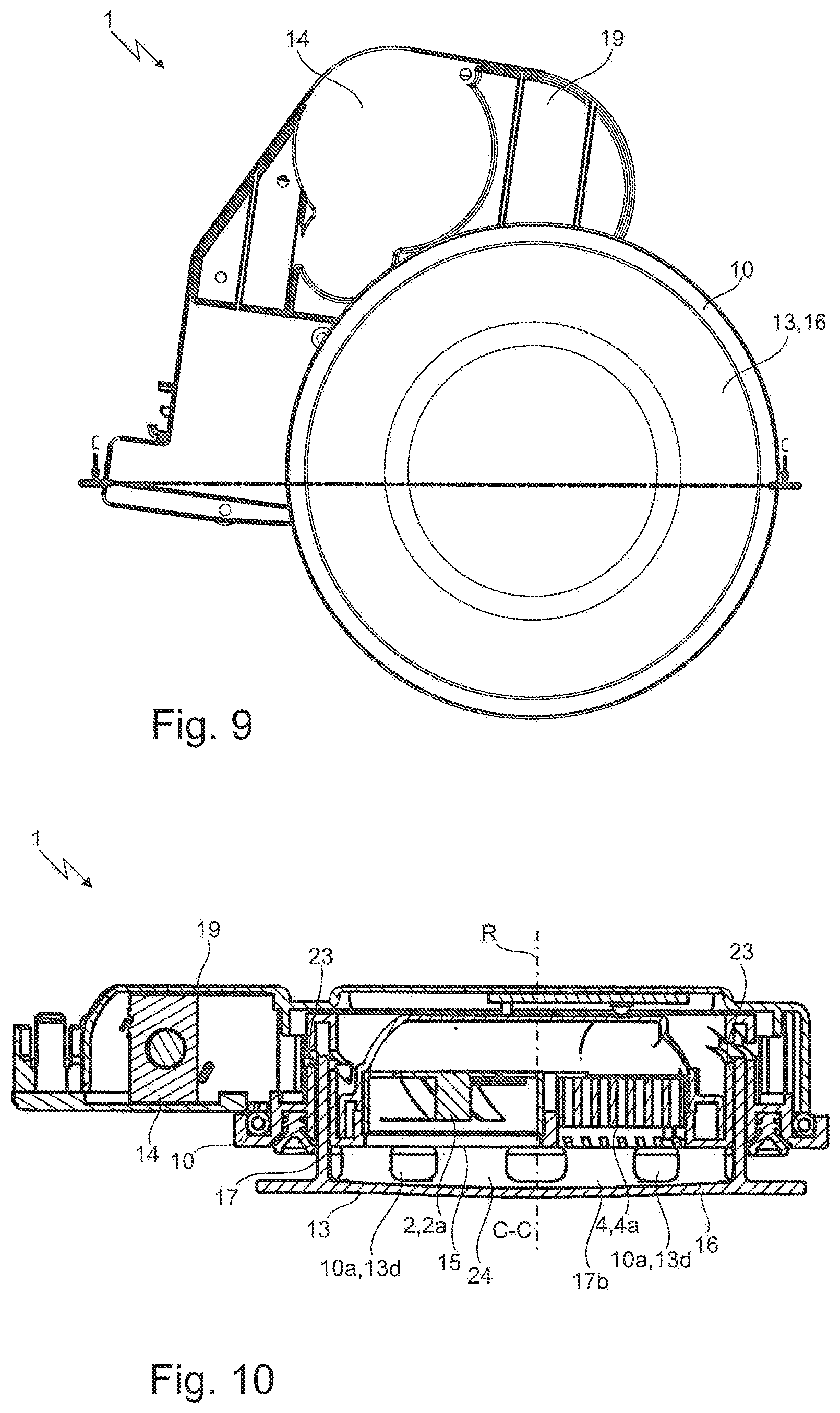 Patent US12128163 Figure 5 – Air treatment apparatus for a domestic appliance