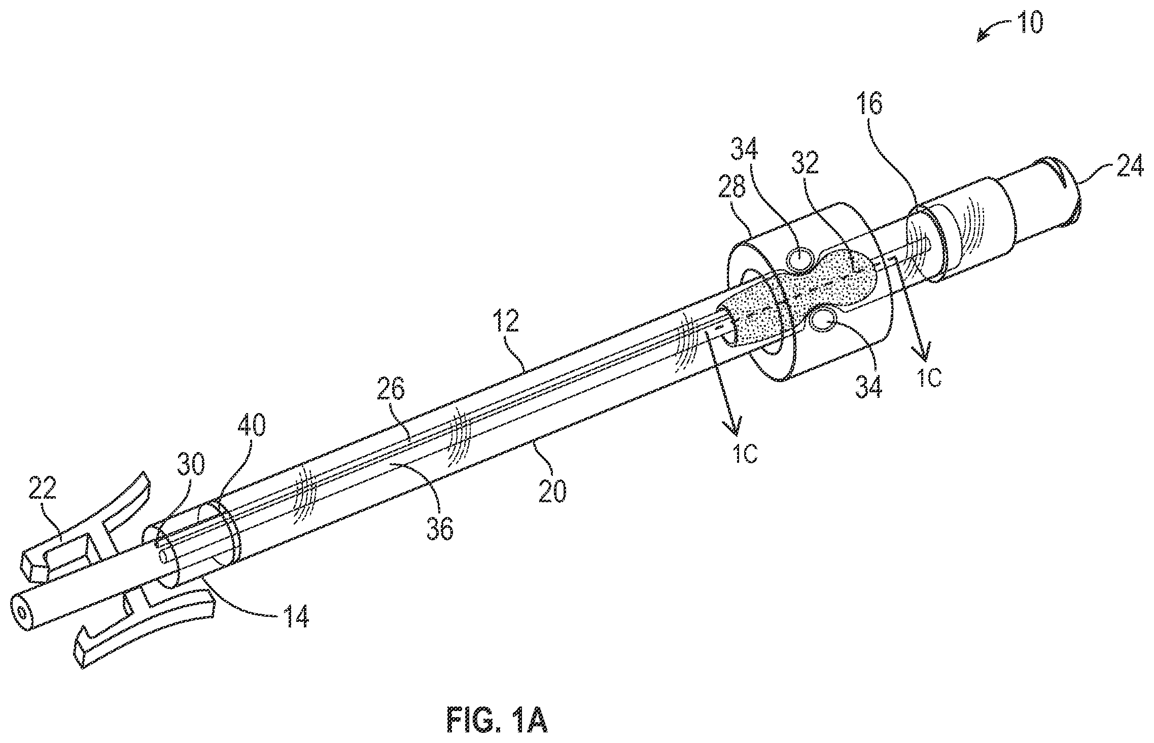 Patent US12128193 — Extension set with a patency instrument — Figure 1