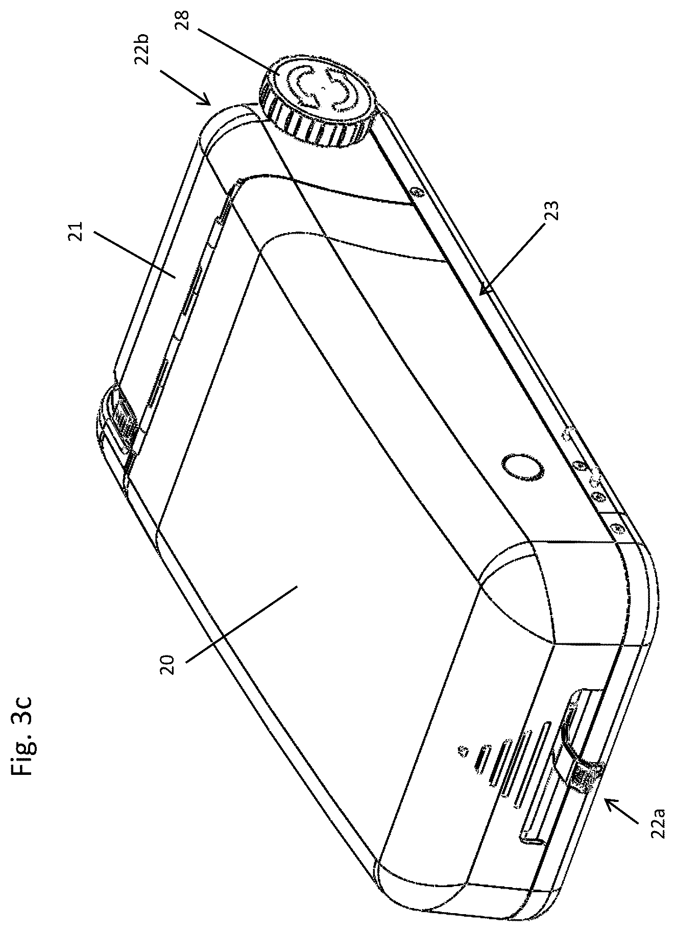 Patent US12128207 Figure 5 – Assembly and a system suitable for dispensing a liquid from a compressible bag