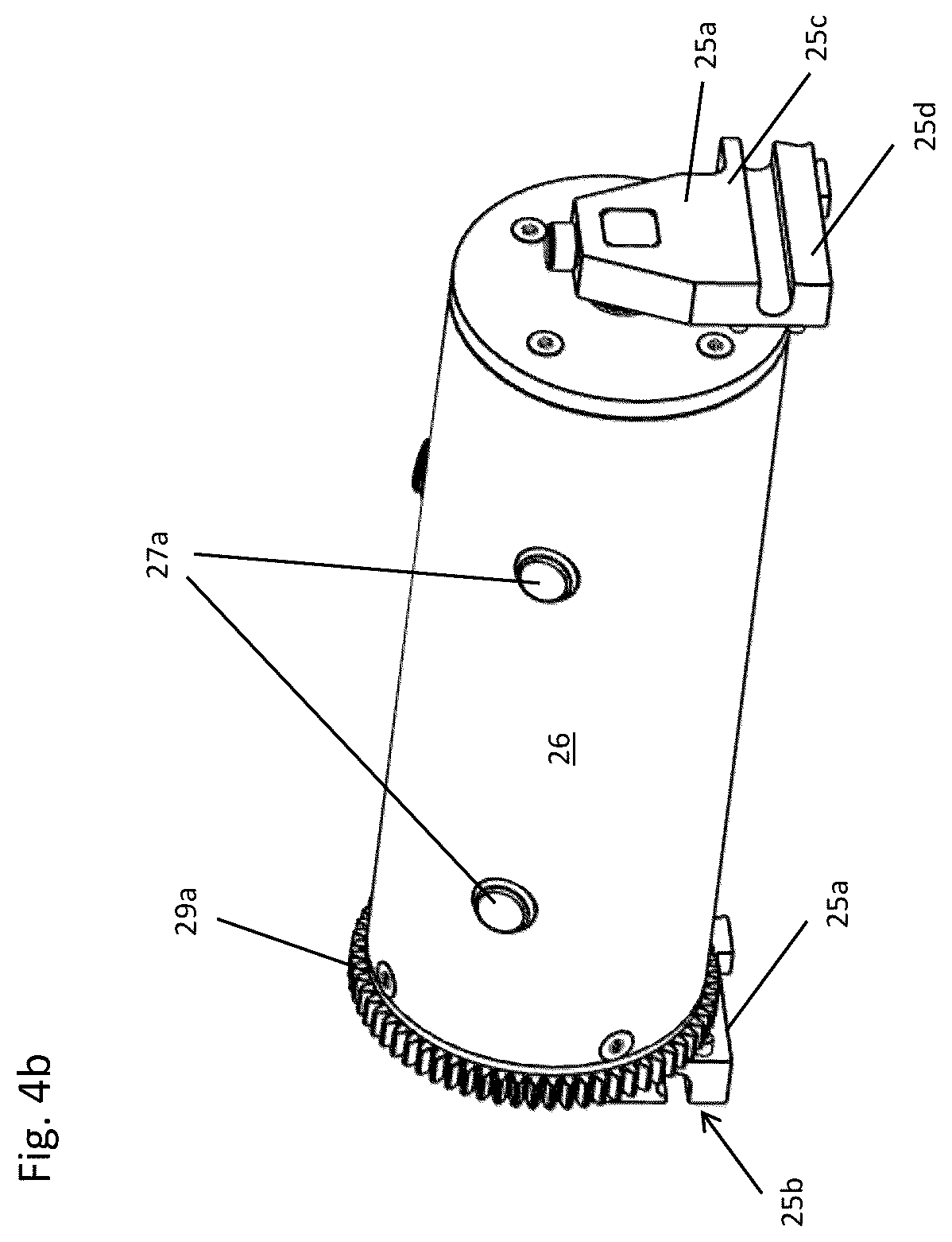Patent US12128207 Figure 7 – Assembly and a system suitable for dispensing a liquid from a compressible bag