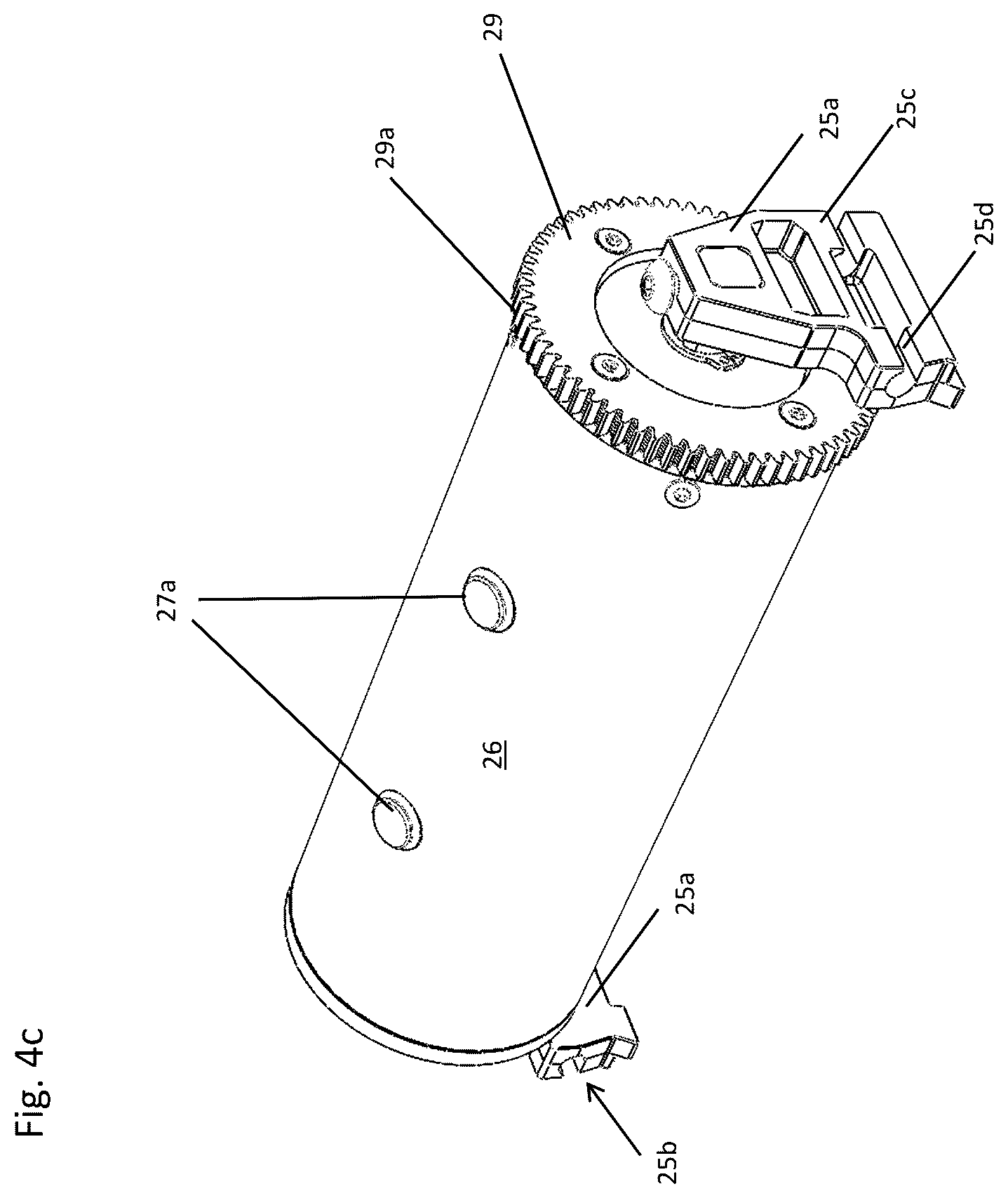 Patent US12128207 Figure 8 – Assembly and a system suitable for dispensing a liquid from a compressible bag