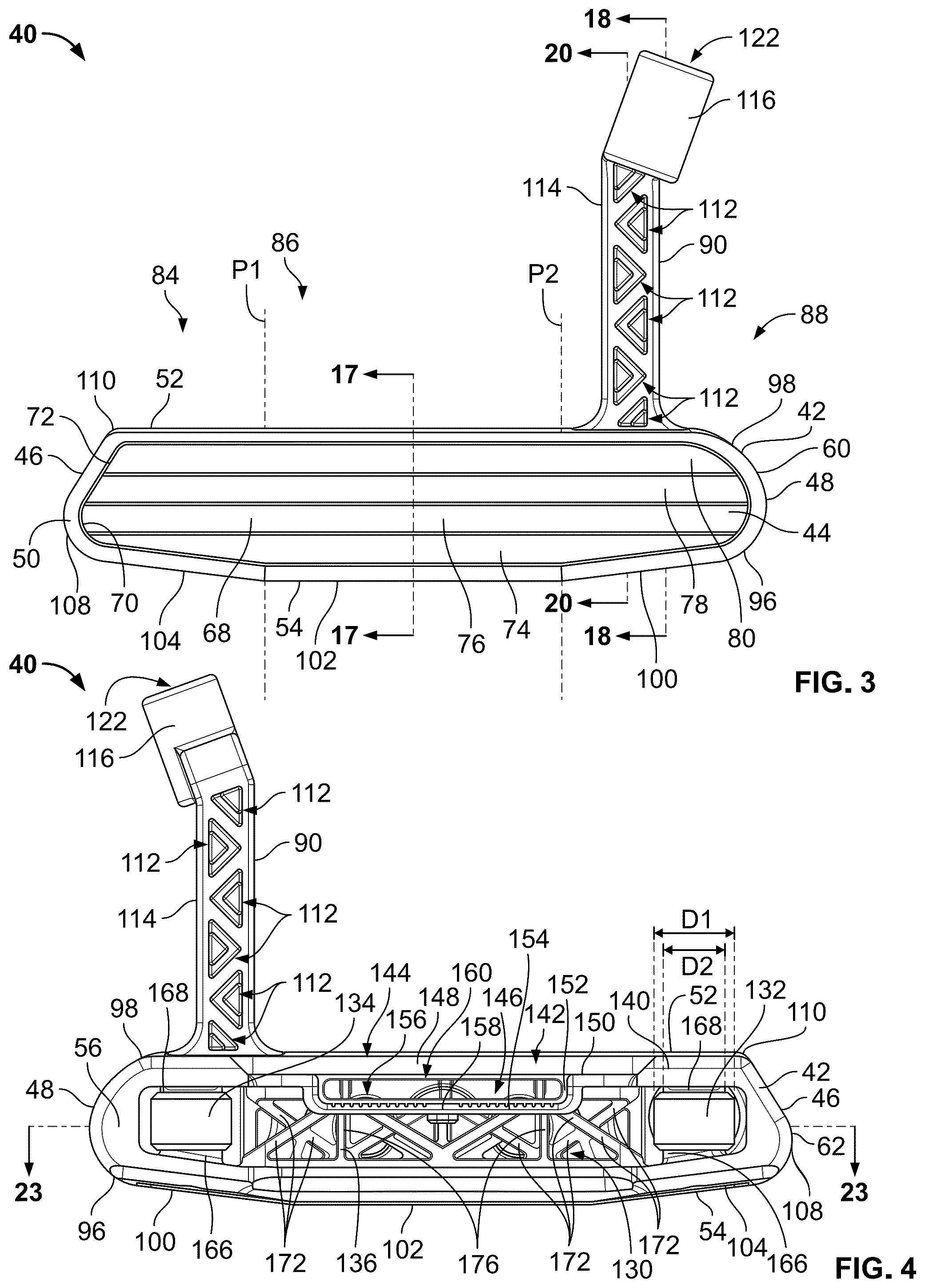 Patent US12128277 Figure 3 – Systems and methods for additive manufacturing of a golf club