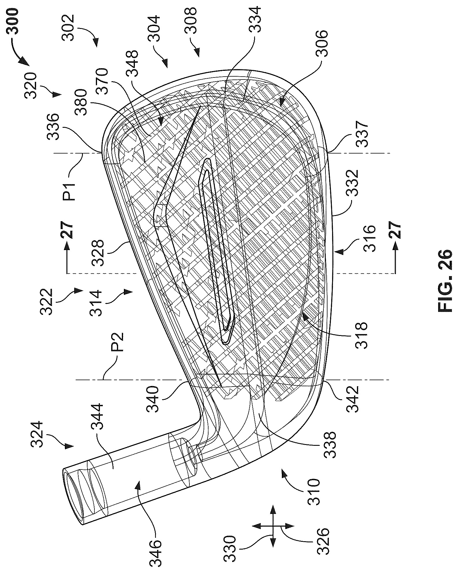 Patent US12128277 Figure 18 – Systems and methods for additive manufacturing of a golf club