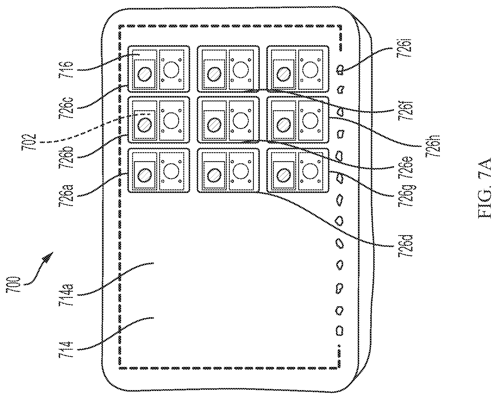 Patent US12128290 Figure 7 – Digital patch for discrete signaling, a baseball glove including same, and related method of manufacture