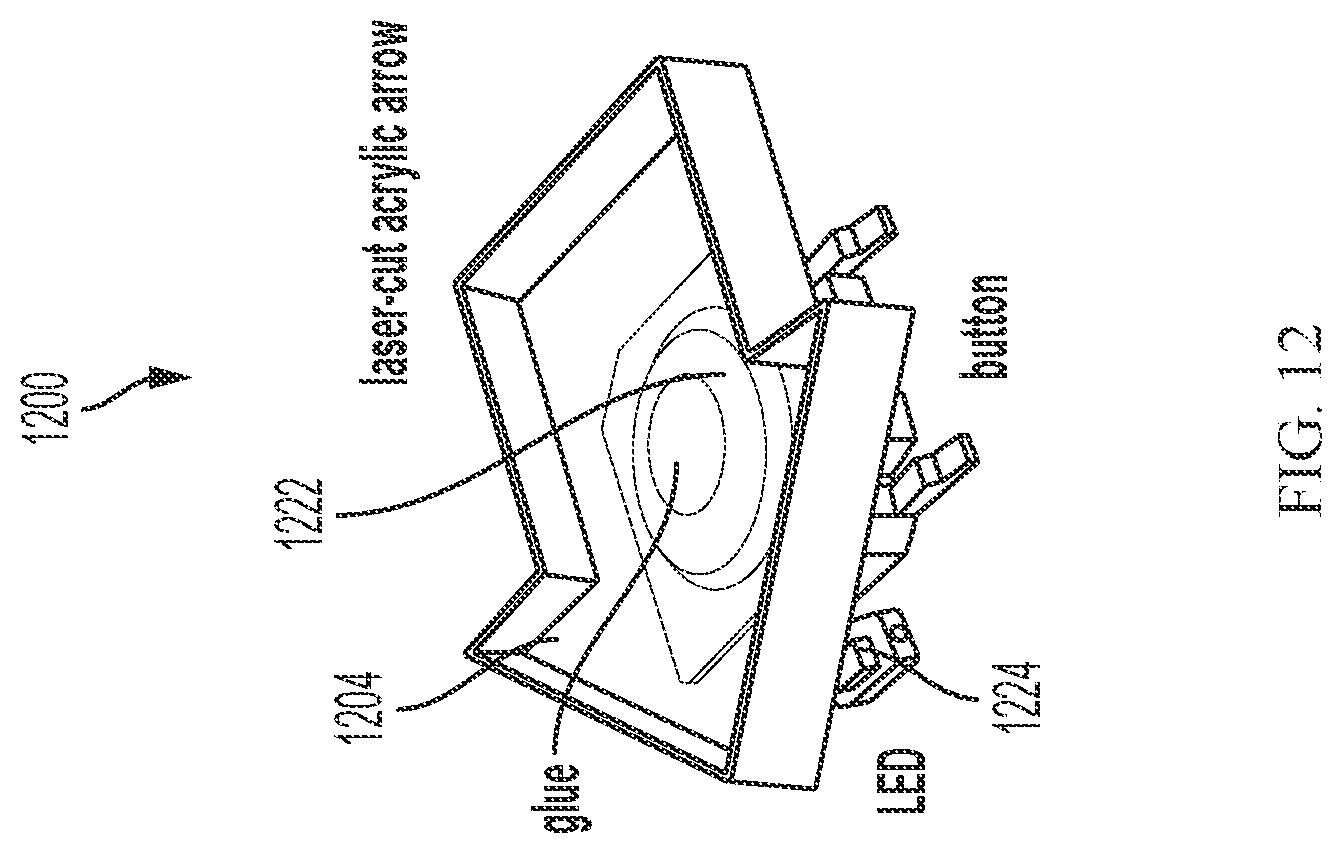 Patent US12128290 Figure 13 – Digital patch for discrete signaling, a baseball glove including same, and related method of manufacture