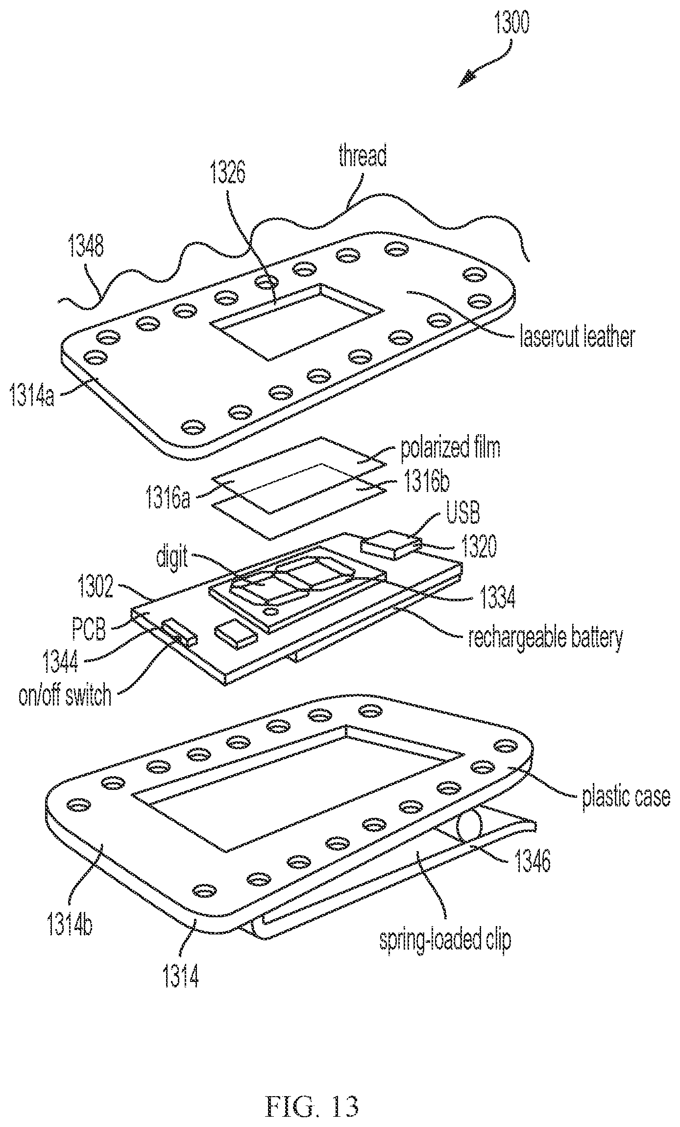 Patent US12128290 Figure 14 – Digital patch for discrete signaling, a baseball glove including same, and related method of manufacture