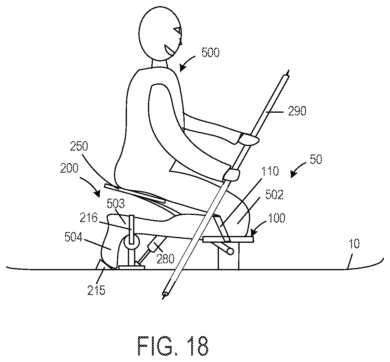 Patent US12128291 Figure 11 – Support and suspension assembly for a snow sports board