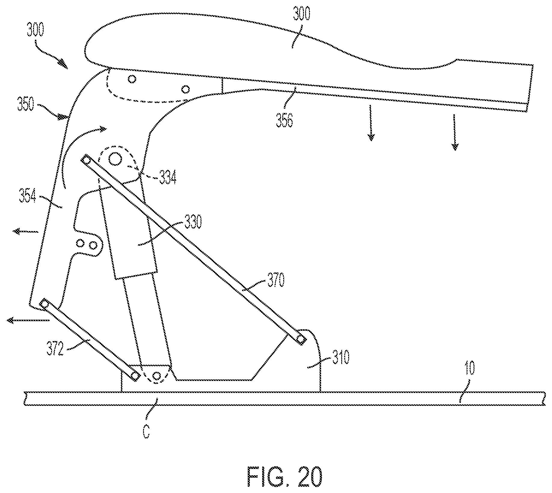 Patent US12128291 Figure 13 – Support and suspension assembly for a snow sports board