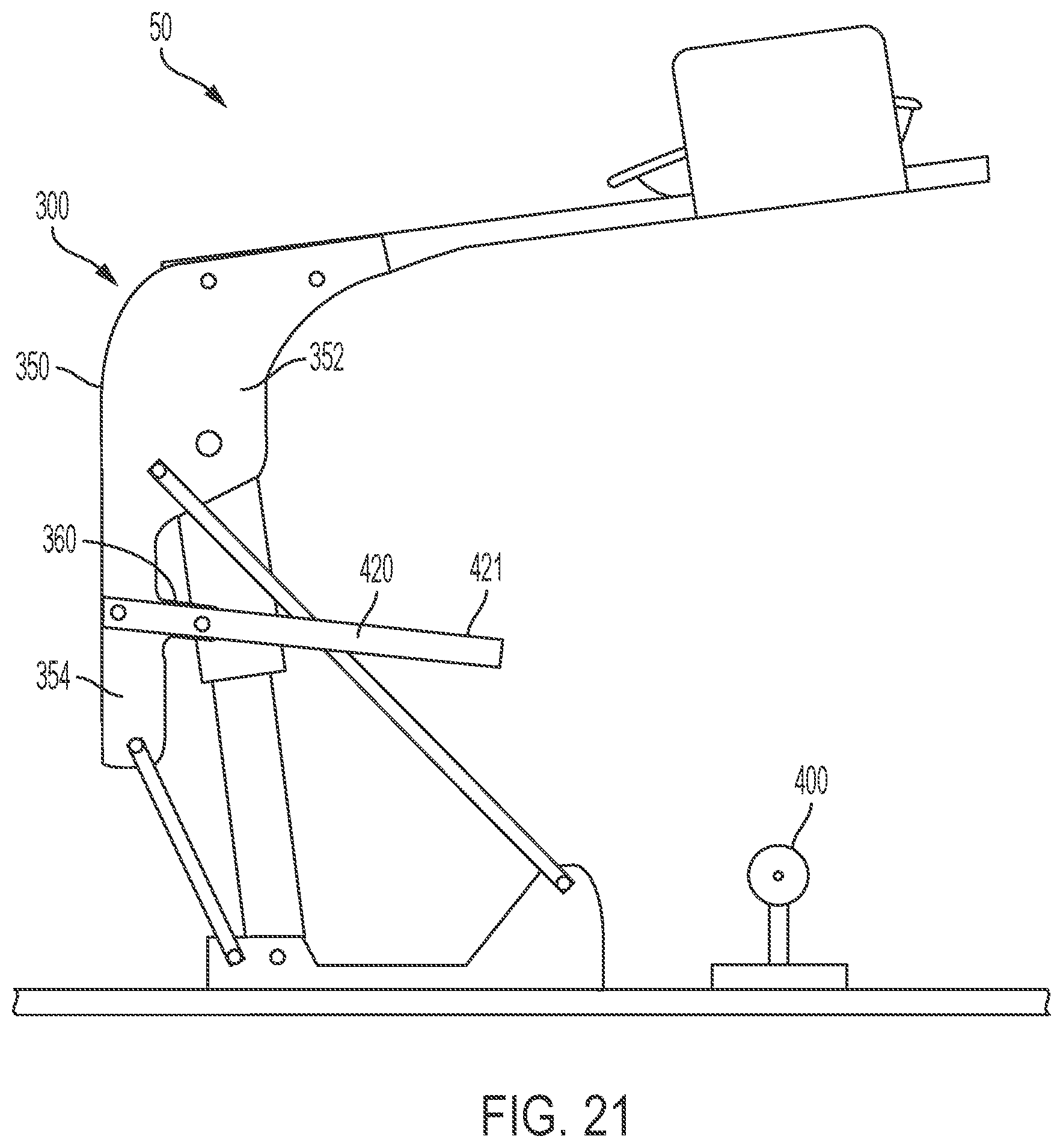Patent US12128291 Figure 14 – Support and suspension assembly for a snow sports board