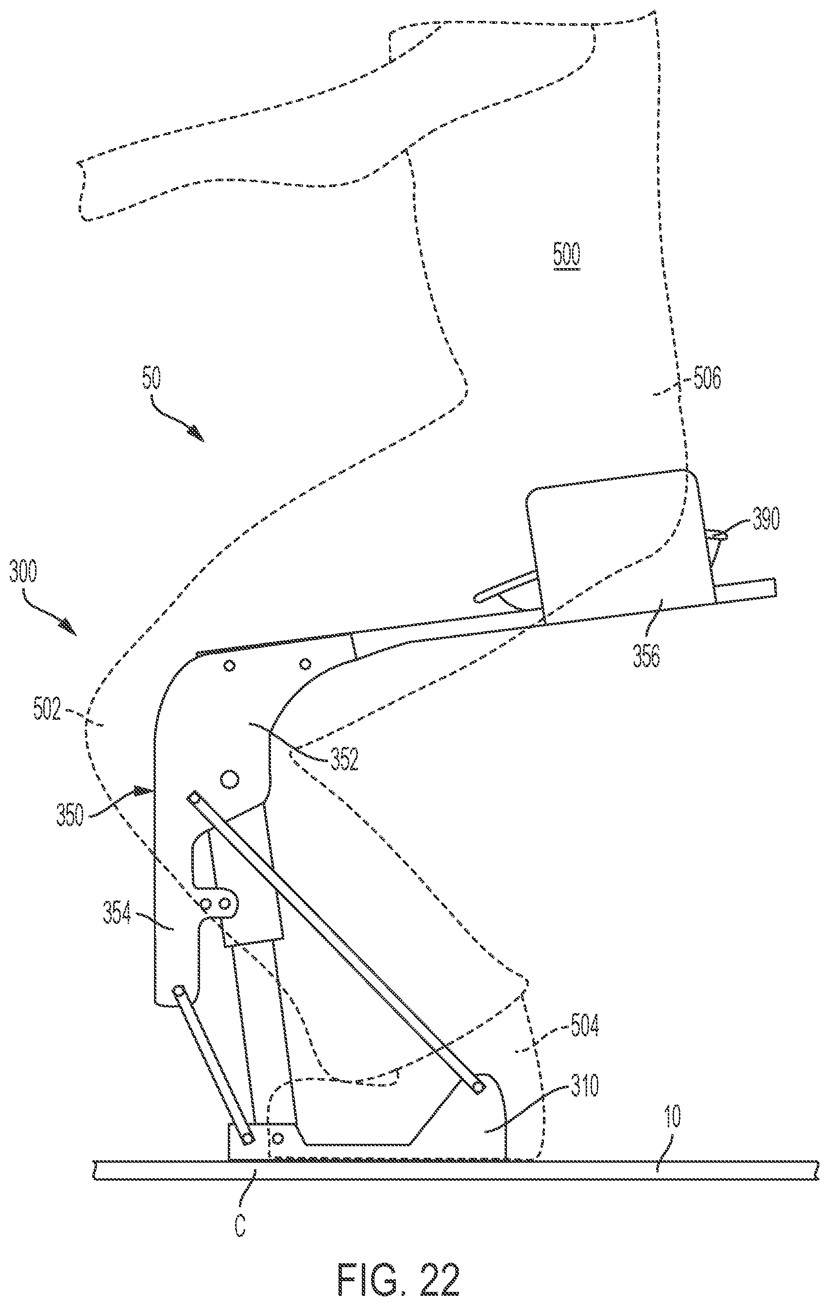 Patent US12128291 Figure 15 – Support and suspension assembly for a snow sports board