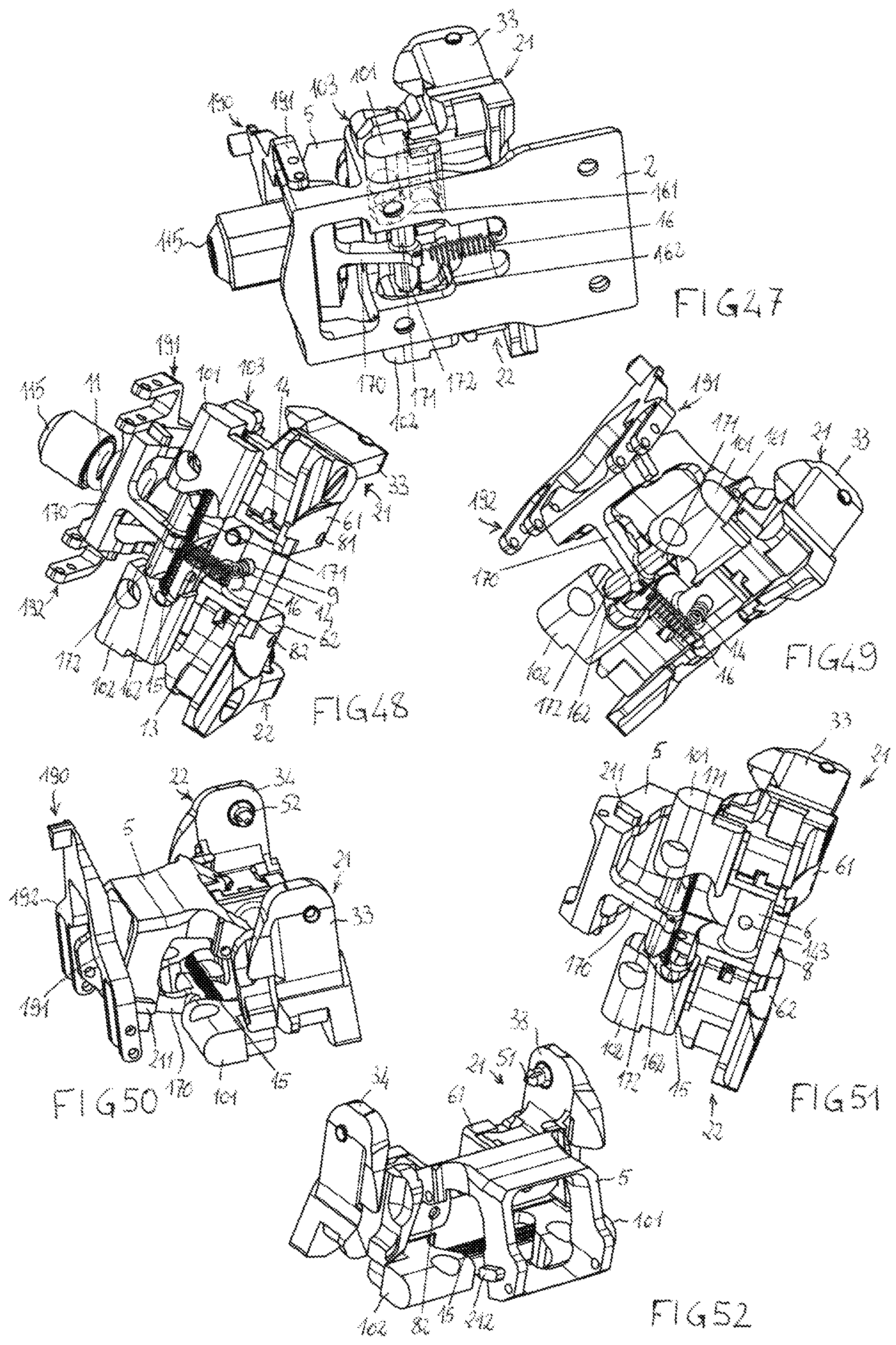Patent US12128294 Figure 11 – Adapted toe-piece of a ski binding for also allowing walking uphill