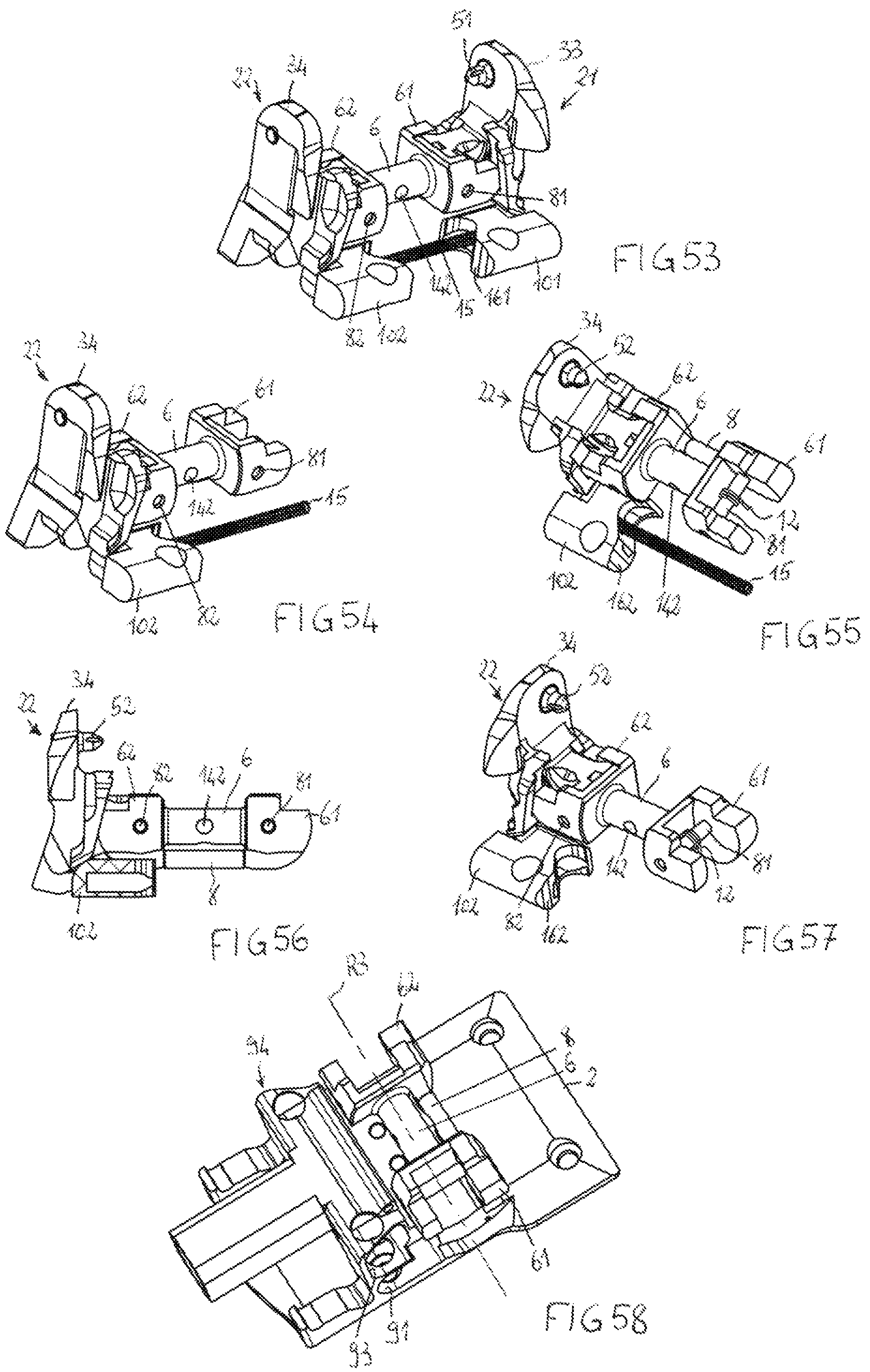 Patent US12128294 Figure 12 – Adapted toe-piece of a ski binding for also allowing walking uphill