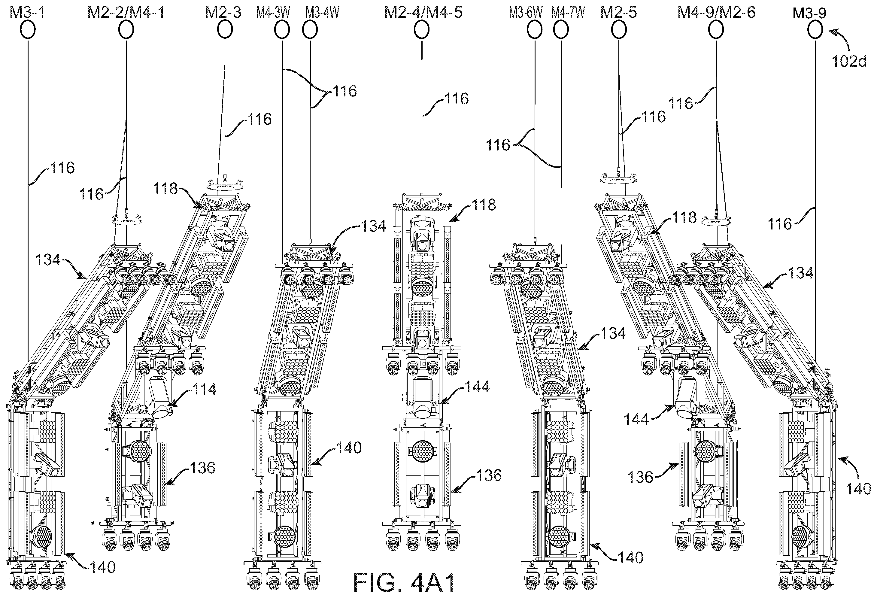Patent US12128328 Figure 10 – Modularly configurable staging system and method