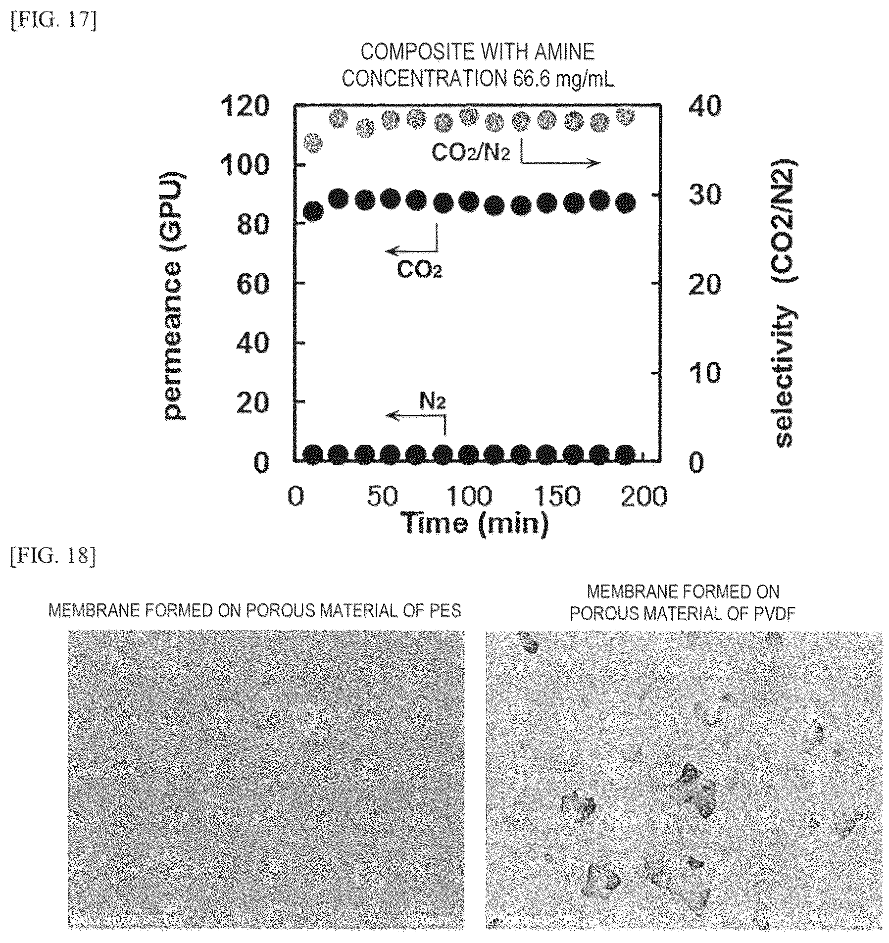 Patent US12128366 Figure 10 – Monolayer, composite, gas separation material, filter, gas separation device and method for manufacturing composite