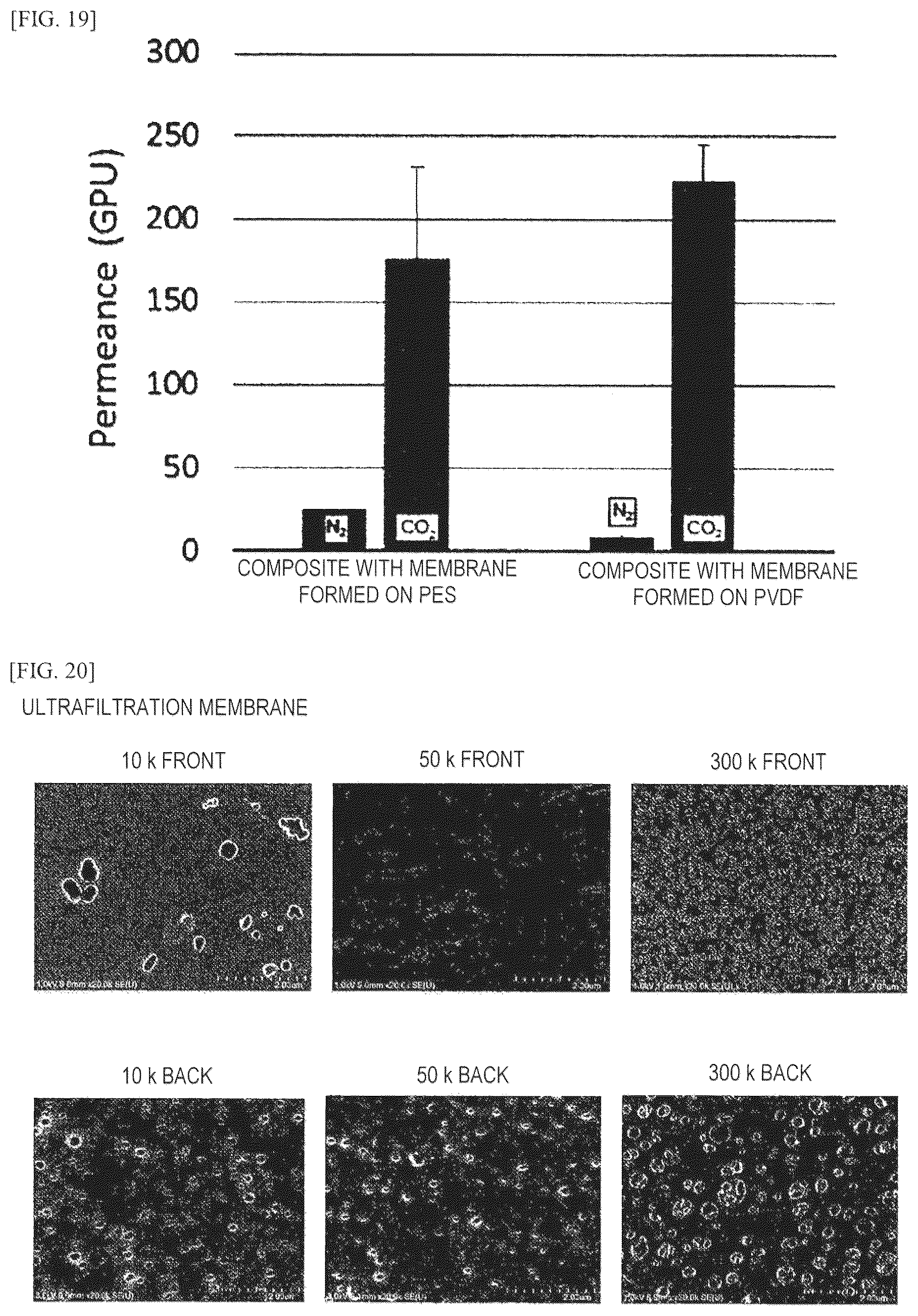Patent US12128366 Figure 11 – Monolayer, composite, gas separation material, filter, gas separation device and method for manufacturing composite