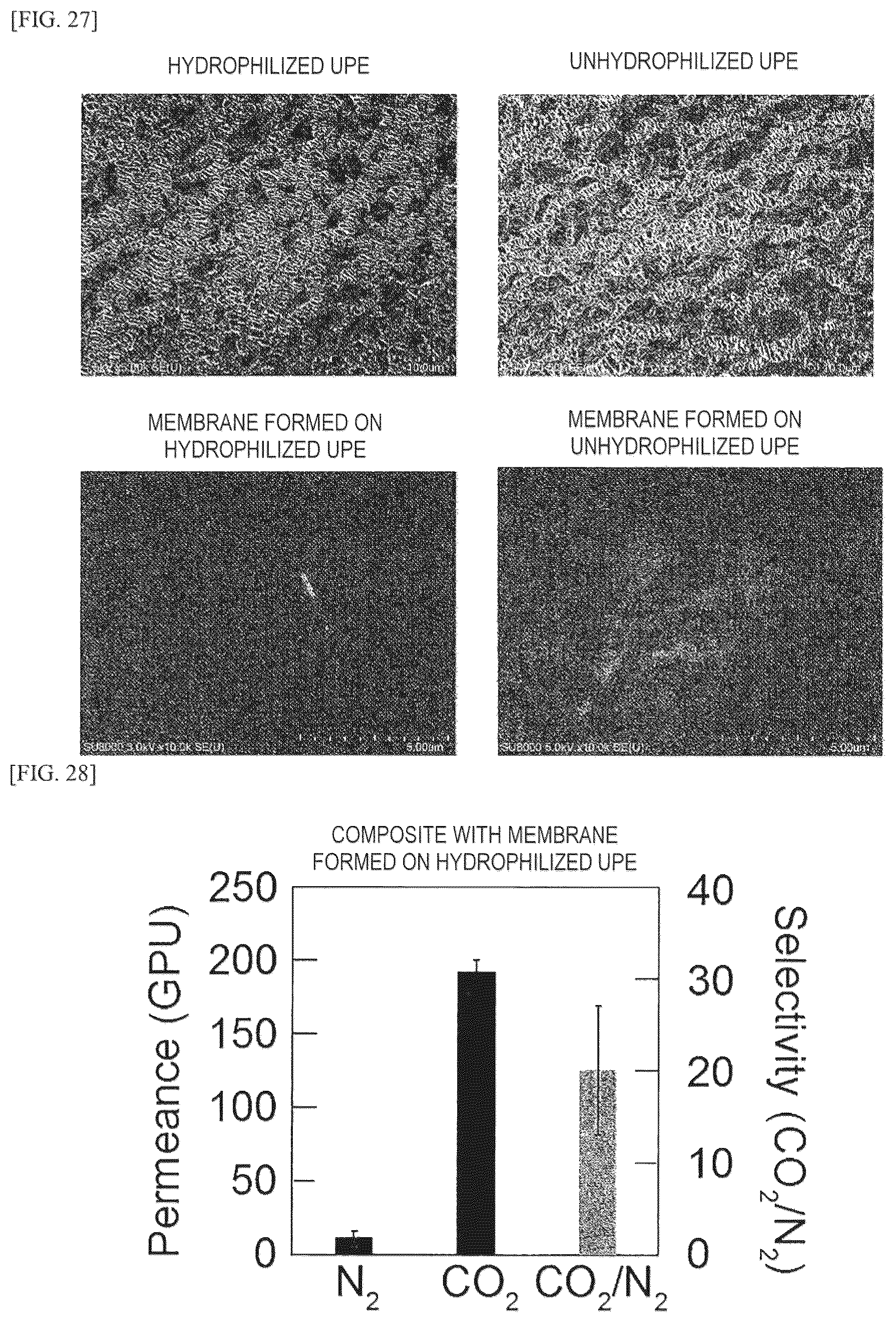 Patent US12128366 Figure 15 – Monolayer, composite, gas separation material, filter, gas separation device and method for manufacturing composite