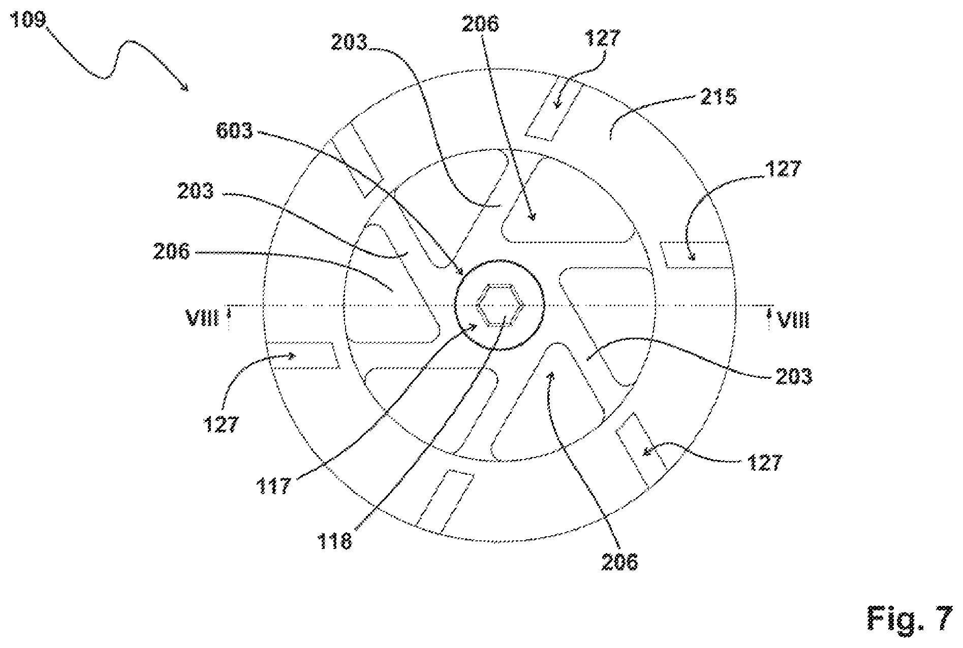 Patent US12128372 Figure 7 – Rotor for a device for mixing powder and liquid and device for mixing powder and liquid