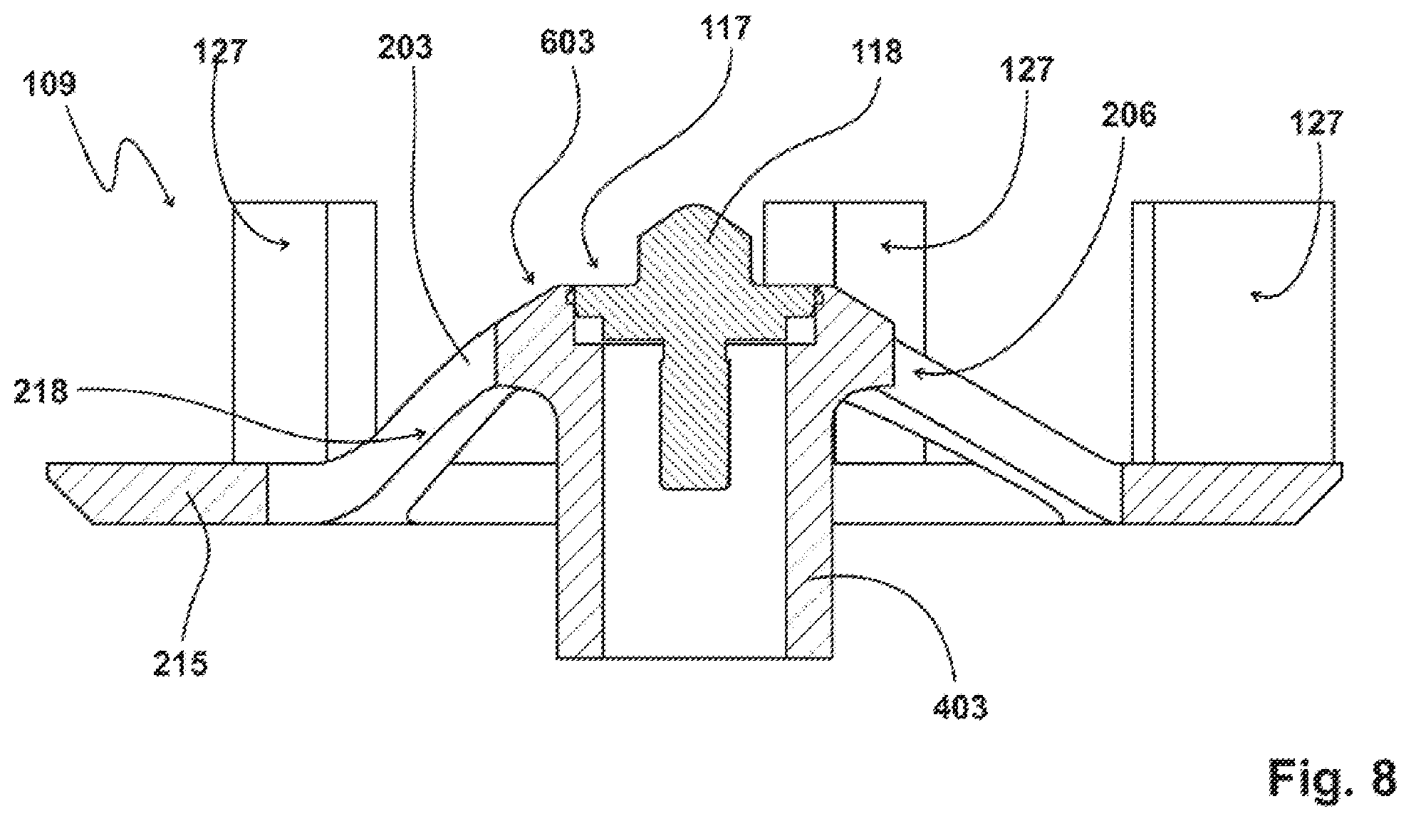 Patent US12128372 Figure 8 – Rotor for a device for mixing powder and liquid and device for mixing powder and liquid