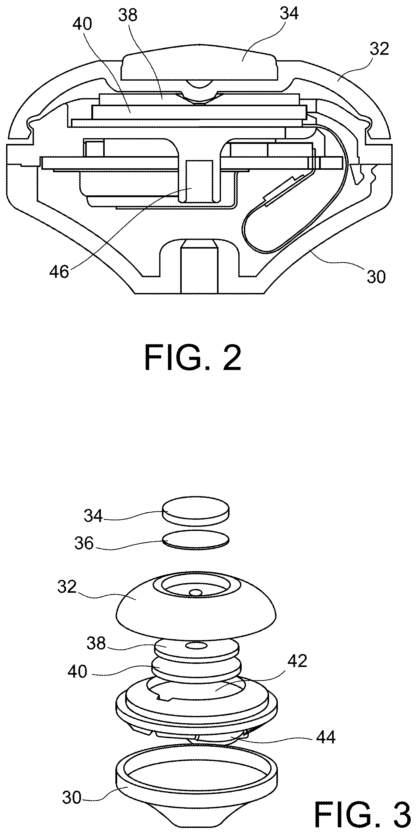 Patent US12128396 Figure 2 – Manually-operated mono-channel or multi-channel pipettes and control button intended for such pipettes