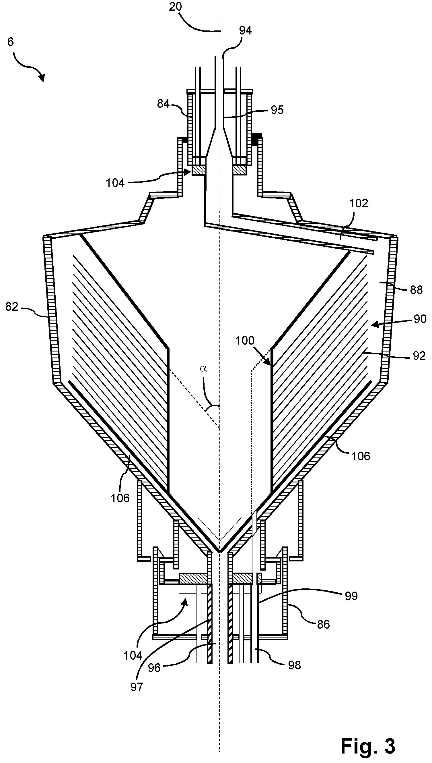Patent US12128426 Figure 3 – Modular centrifugal separator and base unit thereof and system