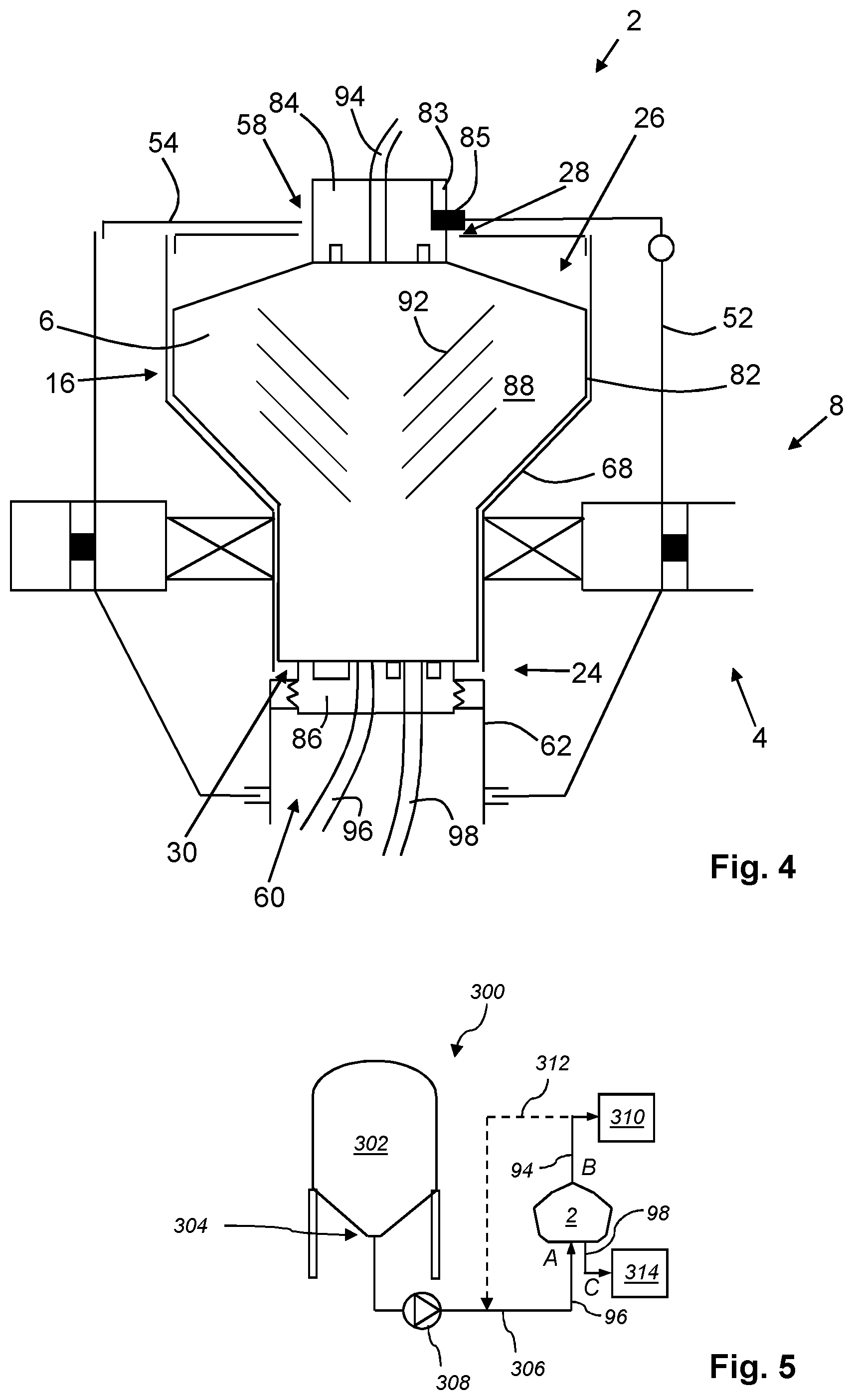 Patent US12128426 Figure 4 – Modular centrifugal separator and base unit thereof and system
