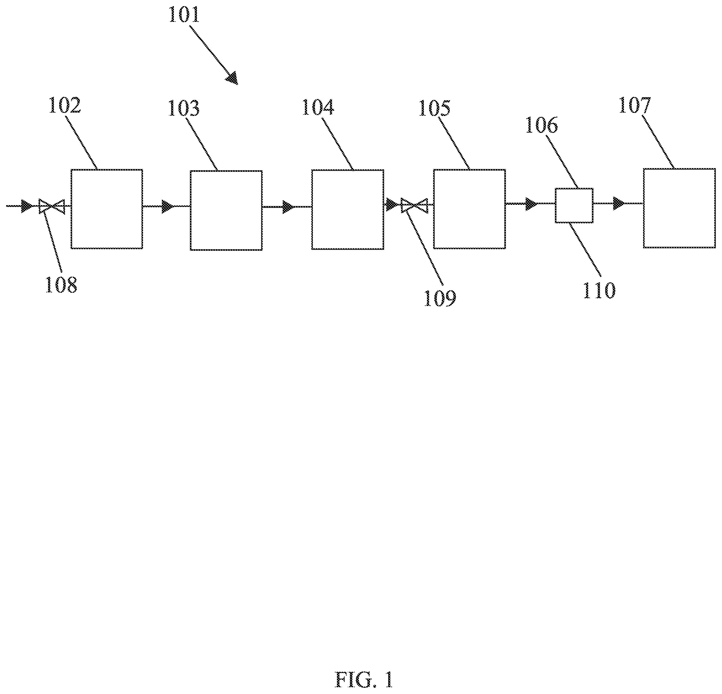 Patent US12128457 — Air separation module (ASM) contamination apparatus and removal process — Figure 1