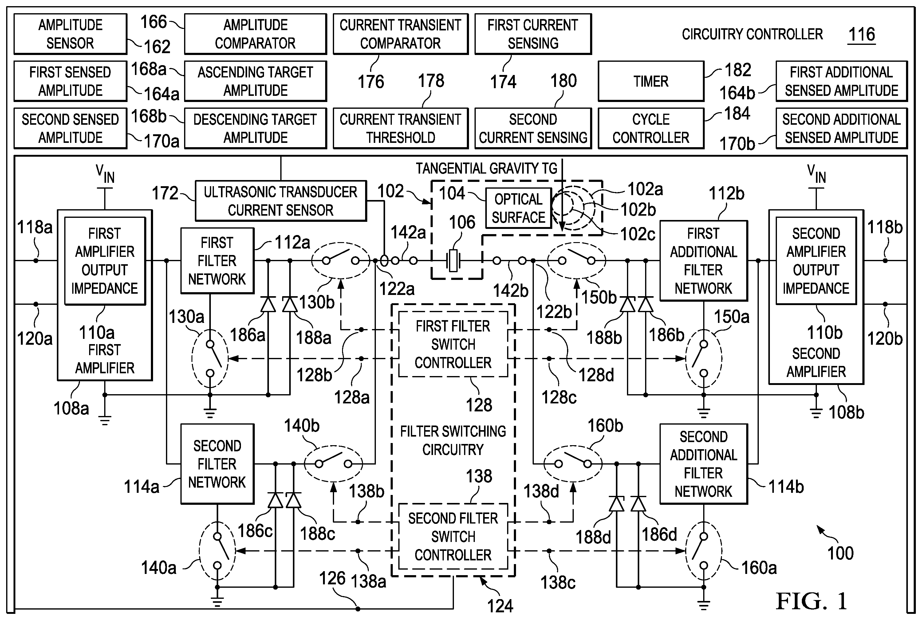 Patent US12128459 Figure 1 – Multi-frequency reduction of fluid droplet