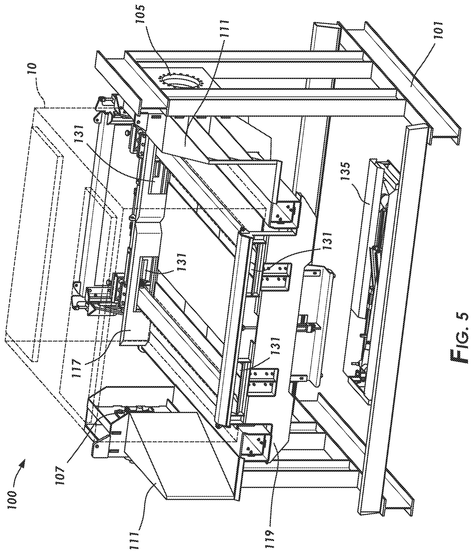 Patent US12128461 Figure 8 – Automated portable container cleaning