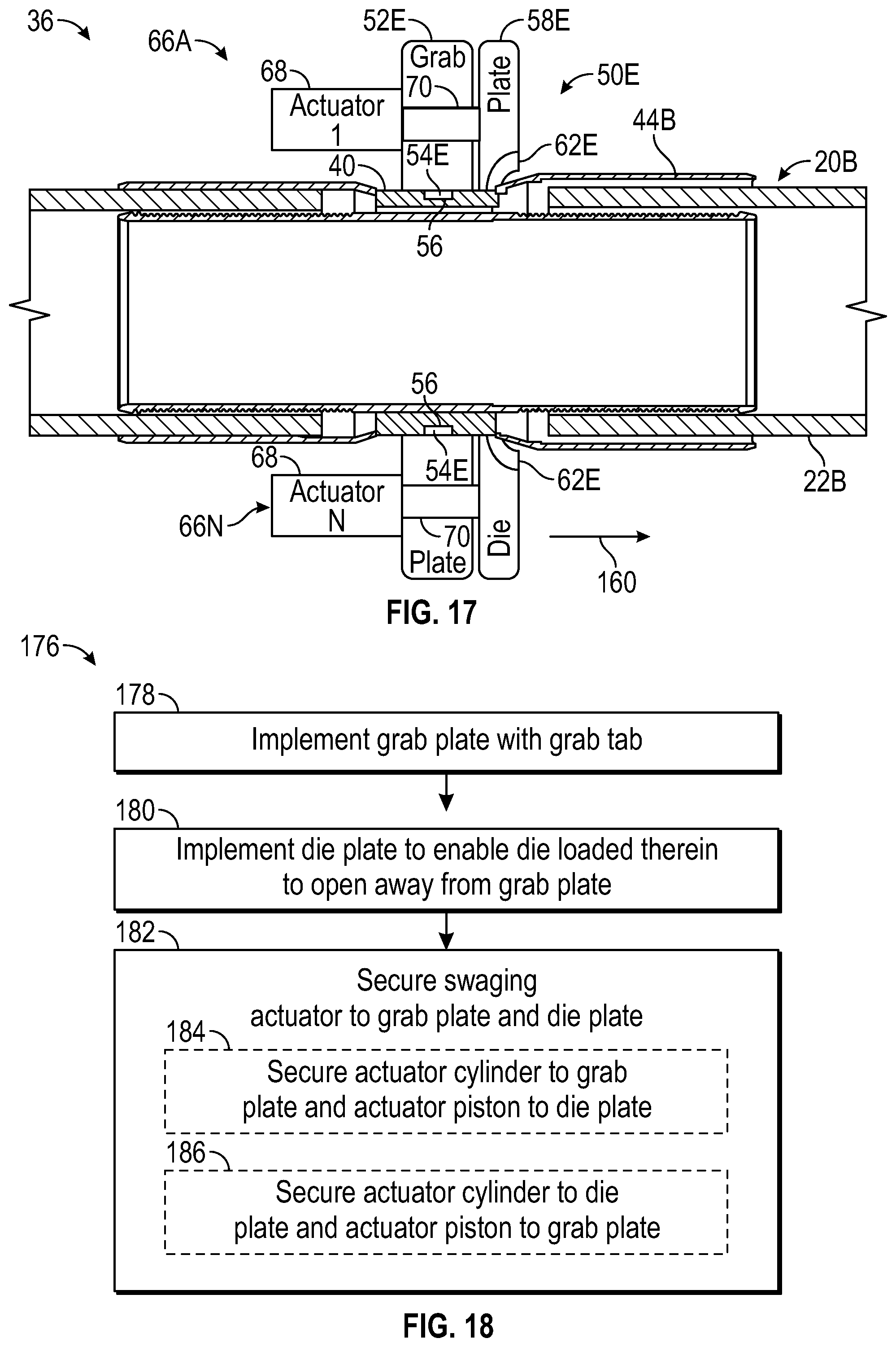 Patent US12128469 Figure 10 – Outward direction pipe fitting swage machine systems and methods
