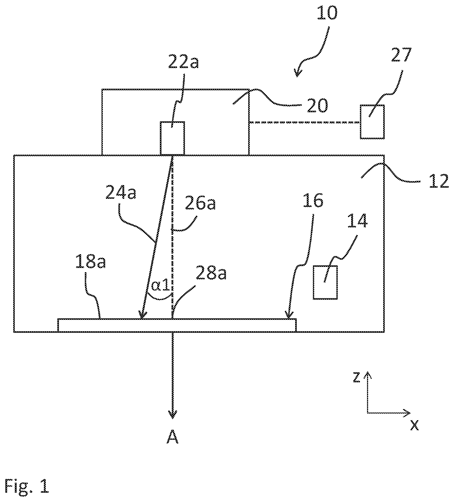 Patent US12128480 Figure 1 – Apparatus and method for producing a three-dimensional work piece