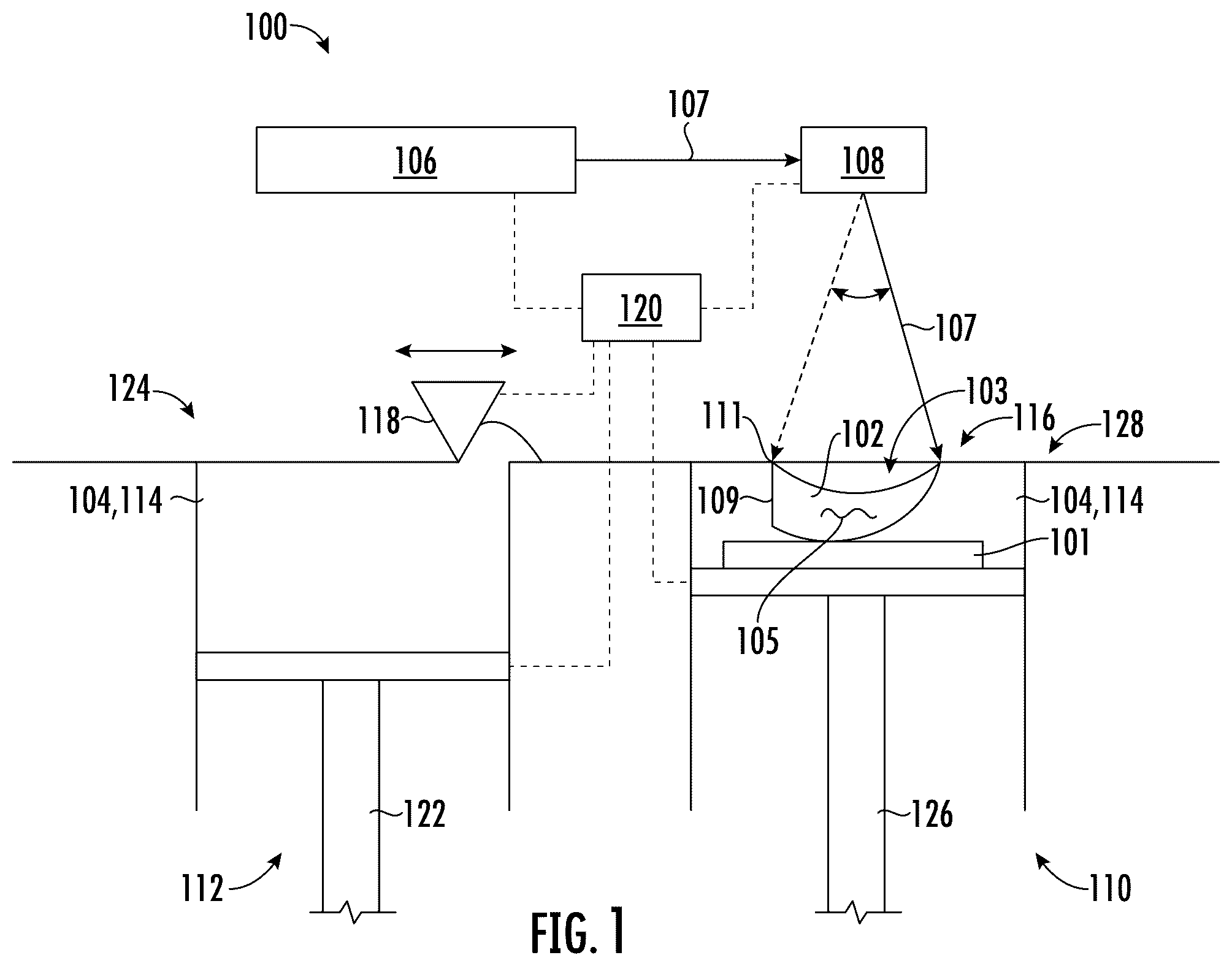 Patent US12128481 Figure 1 – Systems and methods for removing build material from additively manufactured parts