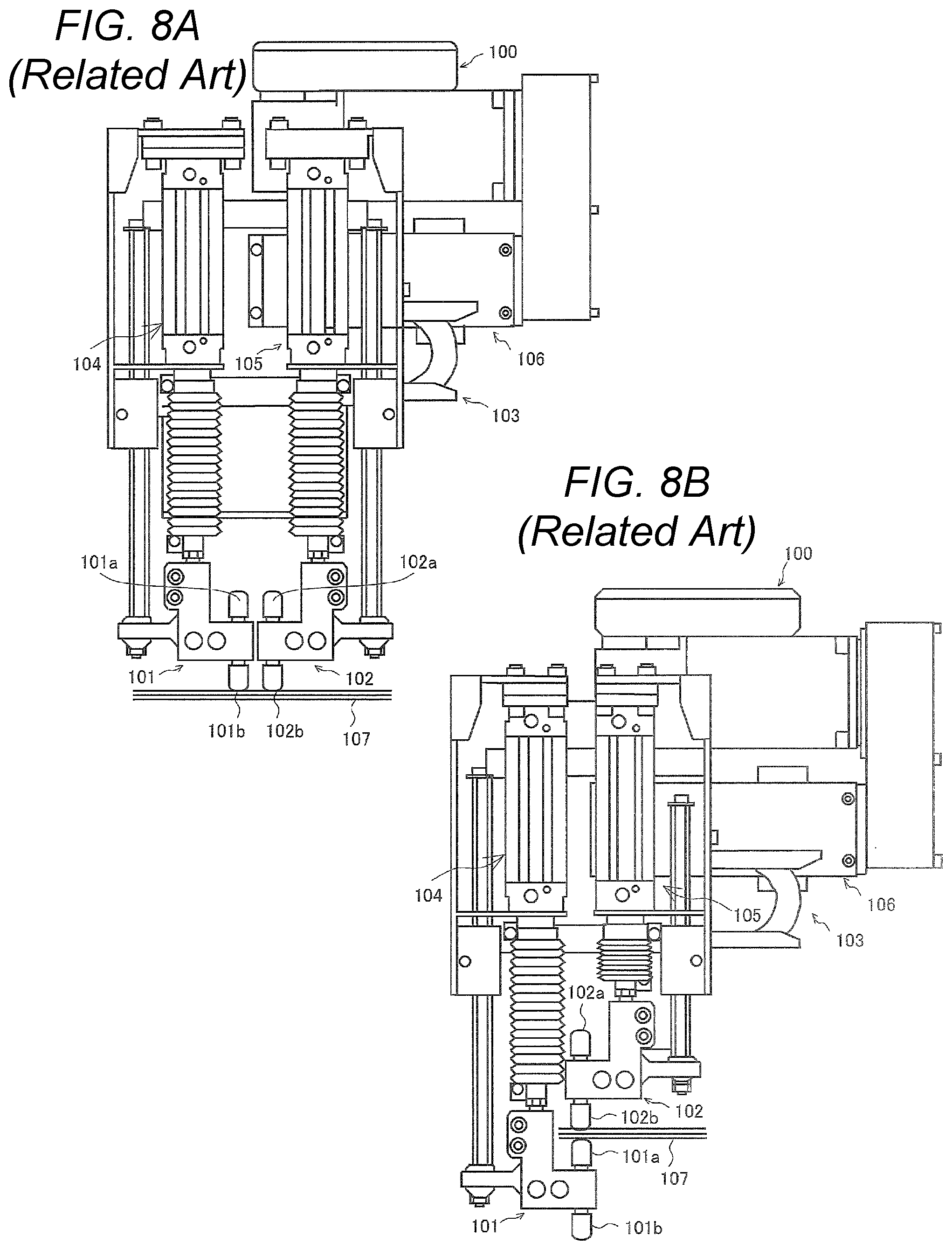 Patent US12128495 Figure 8 – Welding gun and welding method